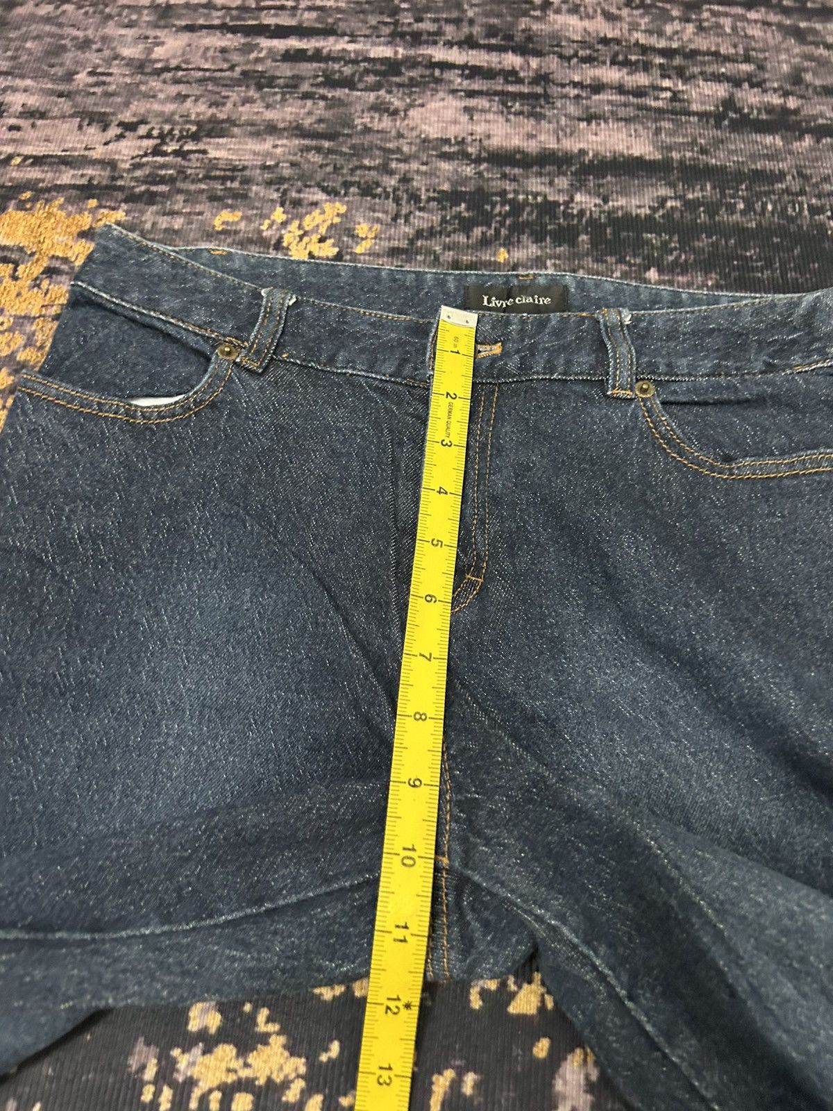 If Six Was Nine Livre Claire Japan Lace Up Super Flare Jeans Size US 30 / EU 46 - 14 Thumbnail