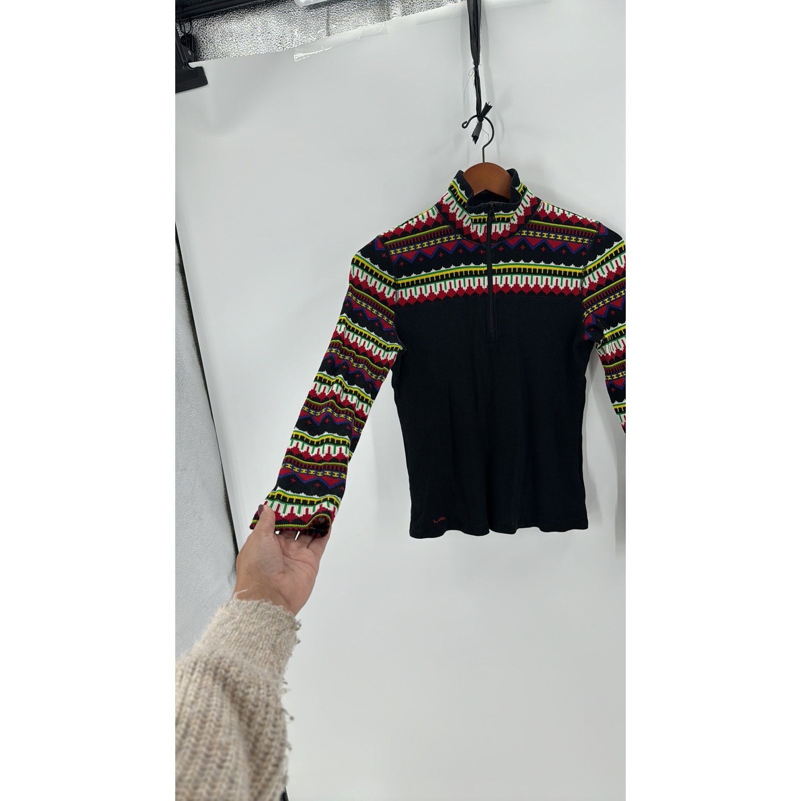 Polo Ralph Lauren LRL Lauren Active Pullover ski joring waffle knit sz M Size M / US 6-8 / IT 42-44 - 5 Thumbnail
