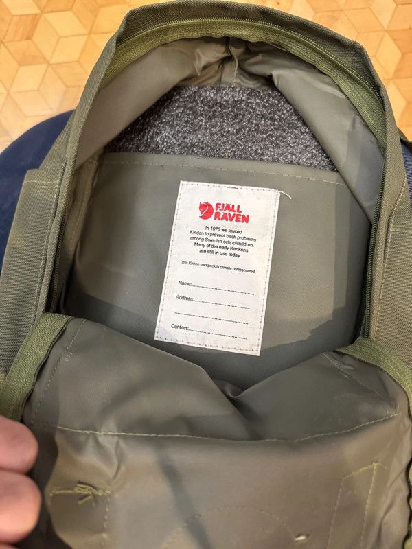 Fjallraven Fjallraven Kanken Mini Khaki Backpack Size ONE SIZE - 3 Thumbnail