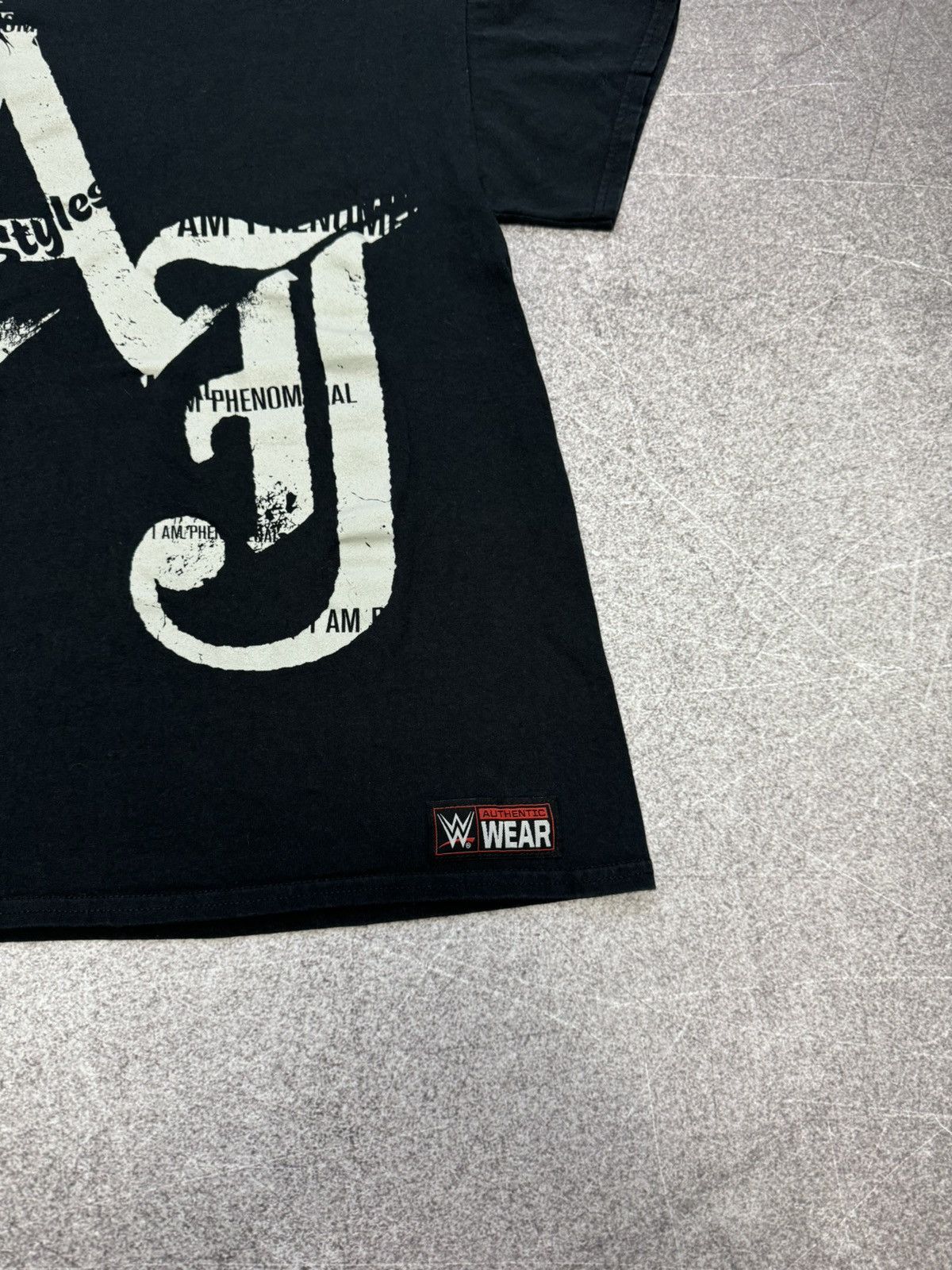 WWE Men's Vintage T-Shirt WWE AJ Style Phenomenal Rare Size US S / EU 44-46 / 1 - 5 Thumbnail