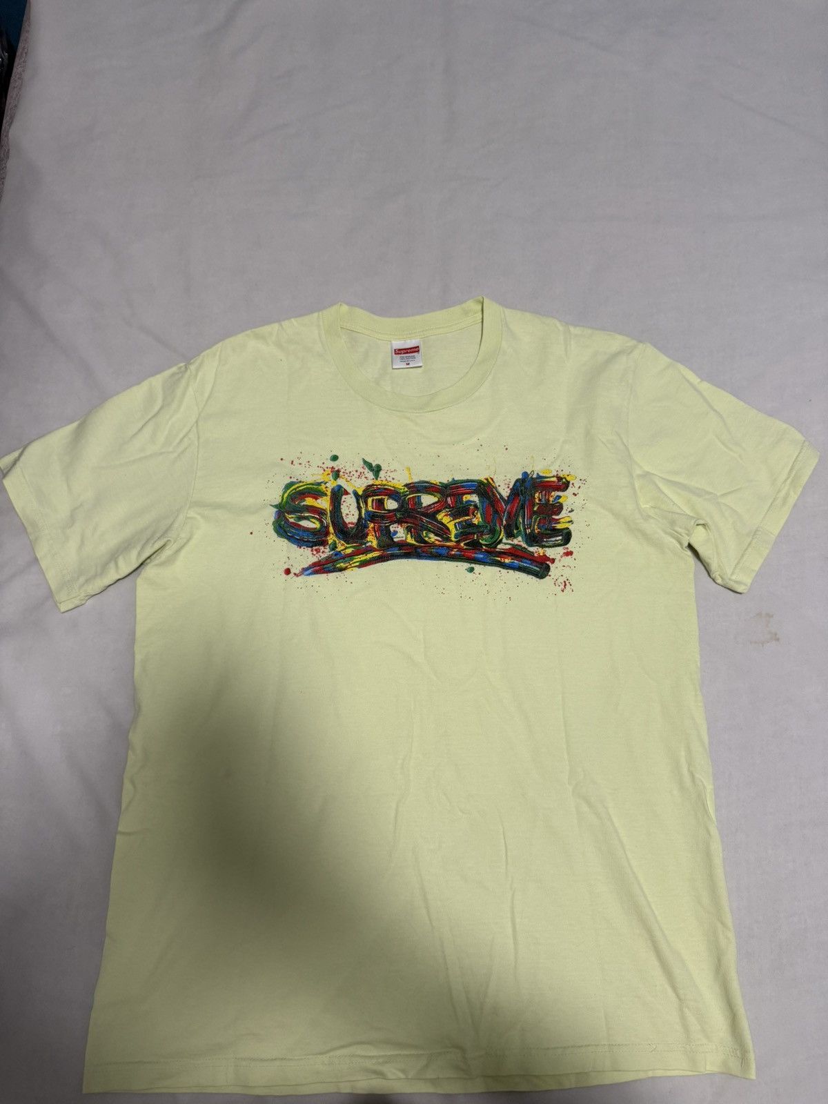 Supreme Supreme paint logo tee T-shirt Size US M / EU 48-50 / 2 - 1 Thumbnail