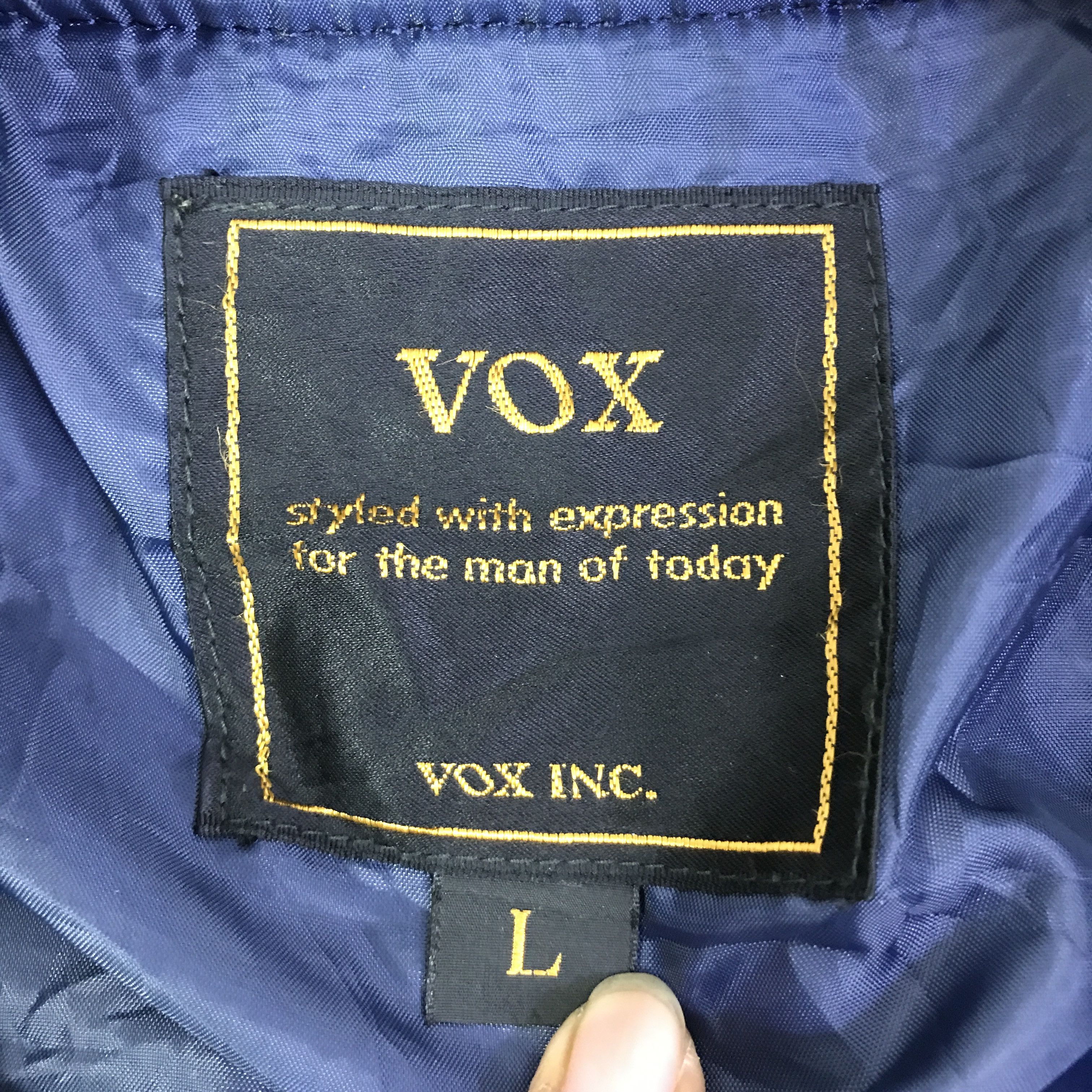 Japanese Brand Vox Brand Japan Style Varsity jacket K105B6 Size US L / EU 52-54 / 3 - 8 Thumbnail