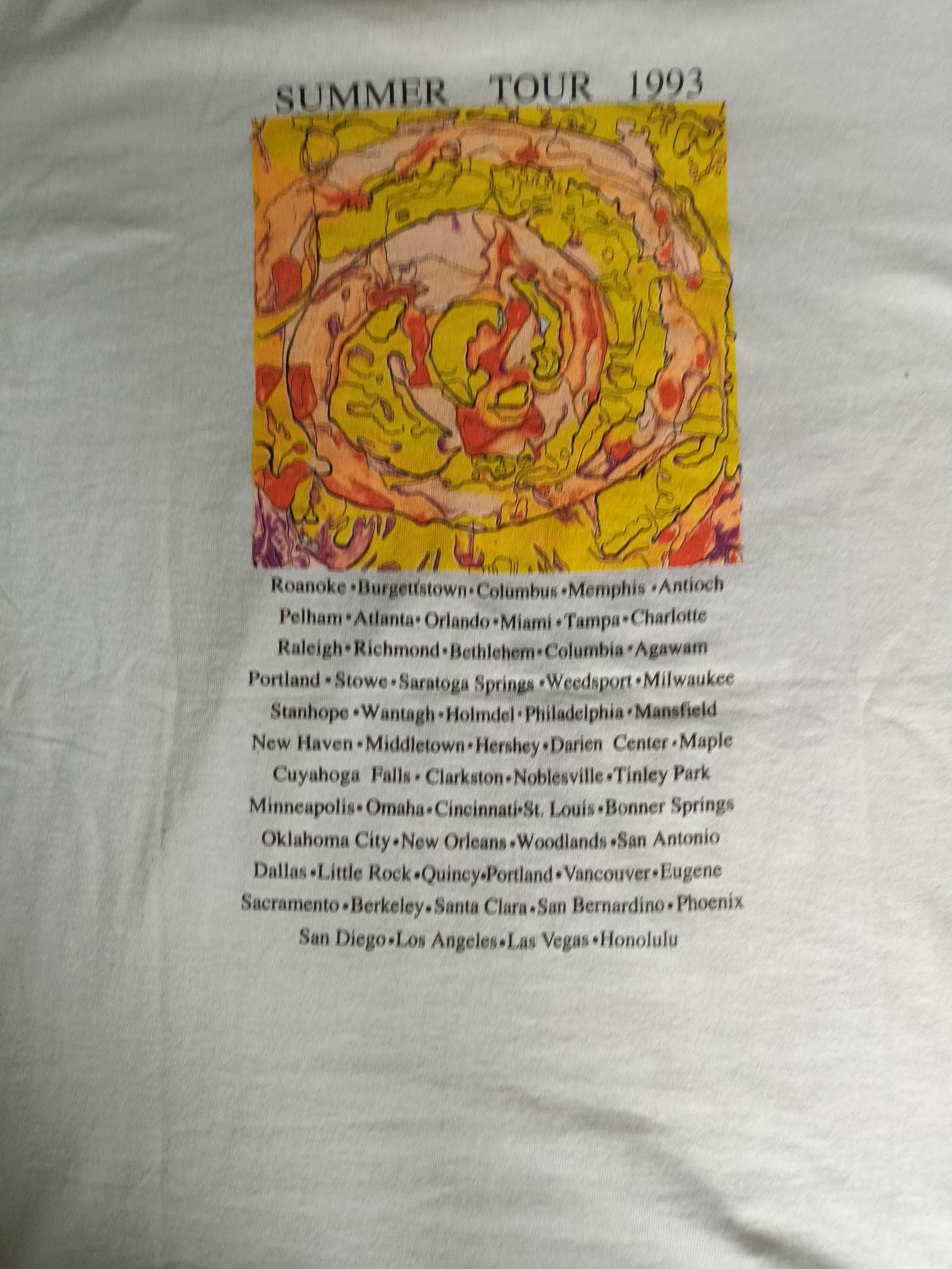 Band Tees 90s American Band Spin Doctors Art Design Tour Tee Size US L / EU 52-54 / 3 - 5 Thumbnail
