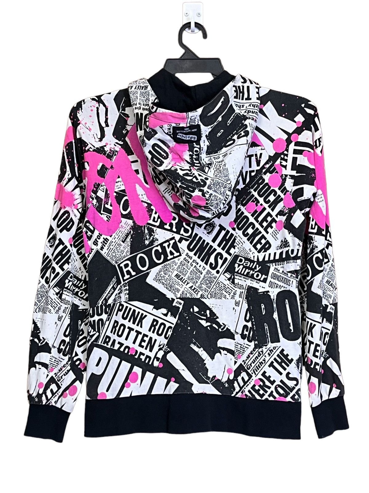 Hysteric Glamour SICK🔥SUPERLOVERS PUNK ROCK FULLPRINT ZIPPER HOODIES Size US S / EU 44-46 / 1 - 2 Thumbnail