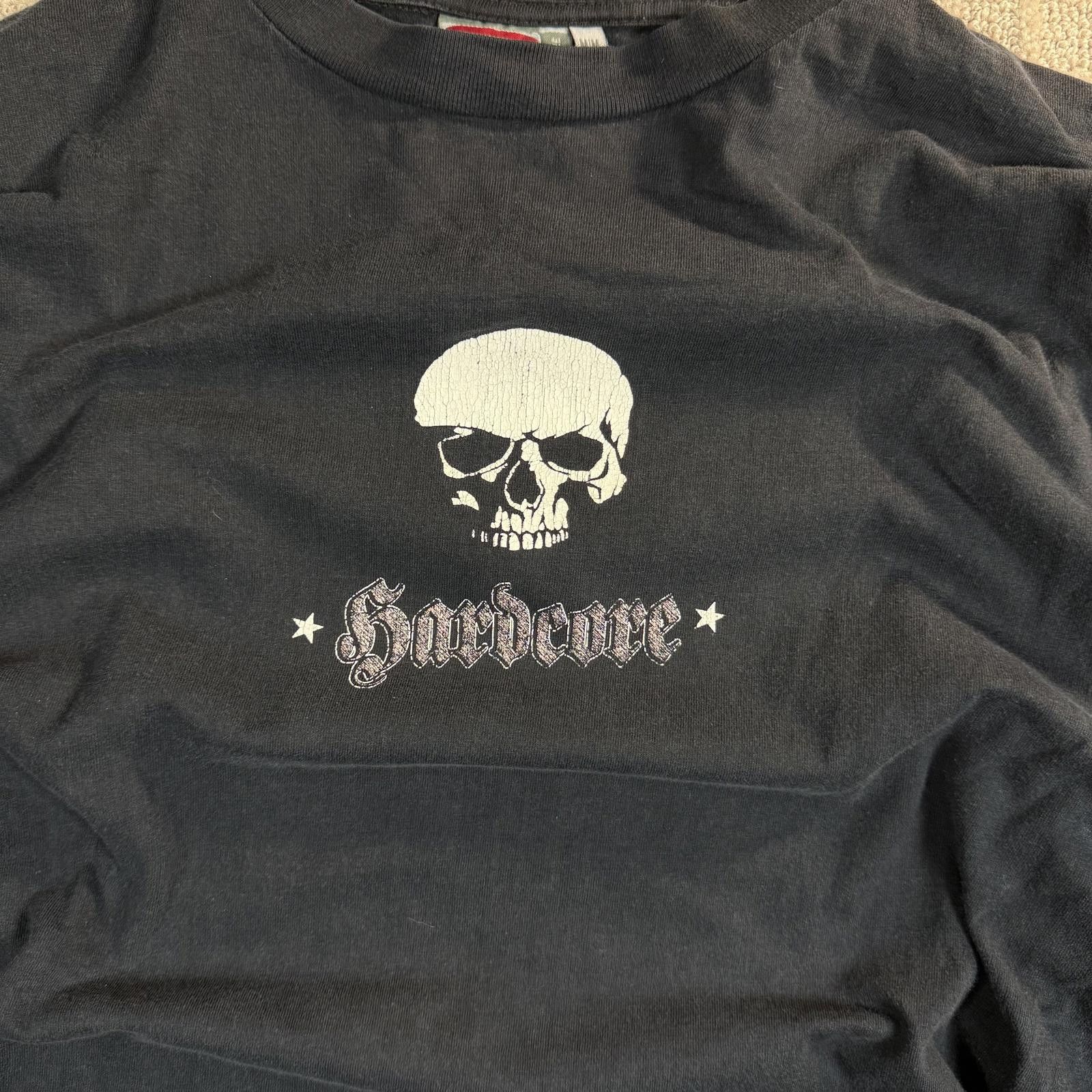 Hardies Hardware Y2K Hardcore Skull Graphic Long Sleeve Tee Black M Size US M / EU 48-50 / 2 - 2 Thumbnail