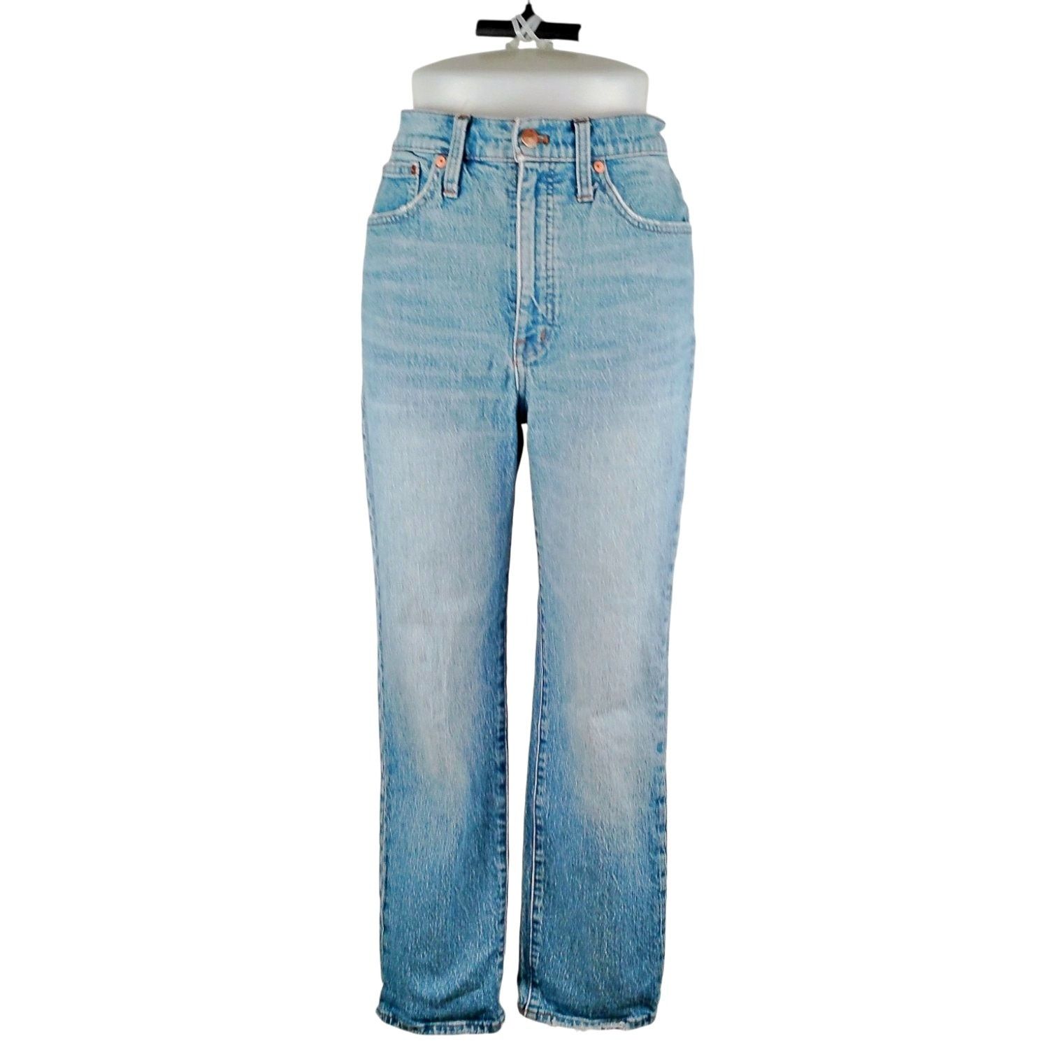 Madewell Madewell Classic Straight Jean M3520 Nearwood Wash Size 28" / US 6 / IT 42 - 2 Thumbnail