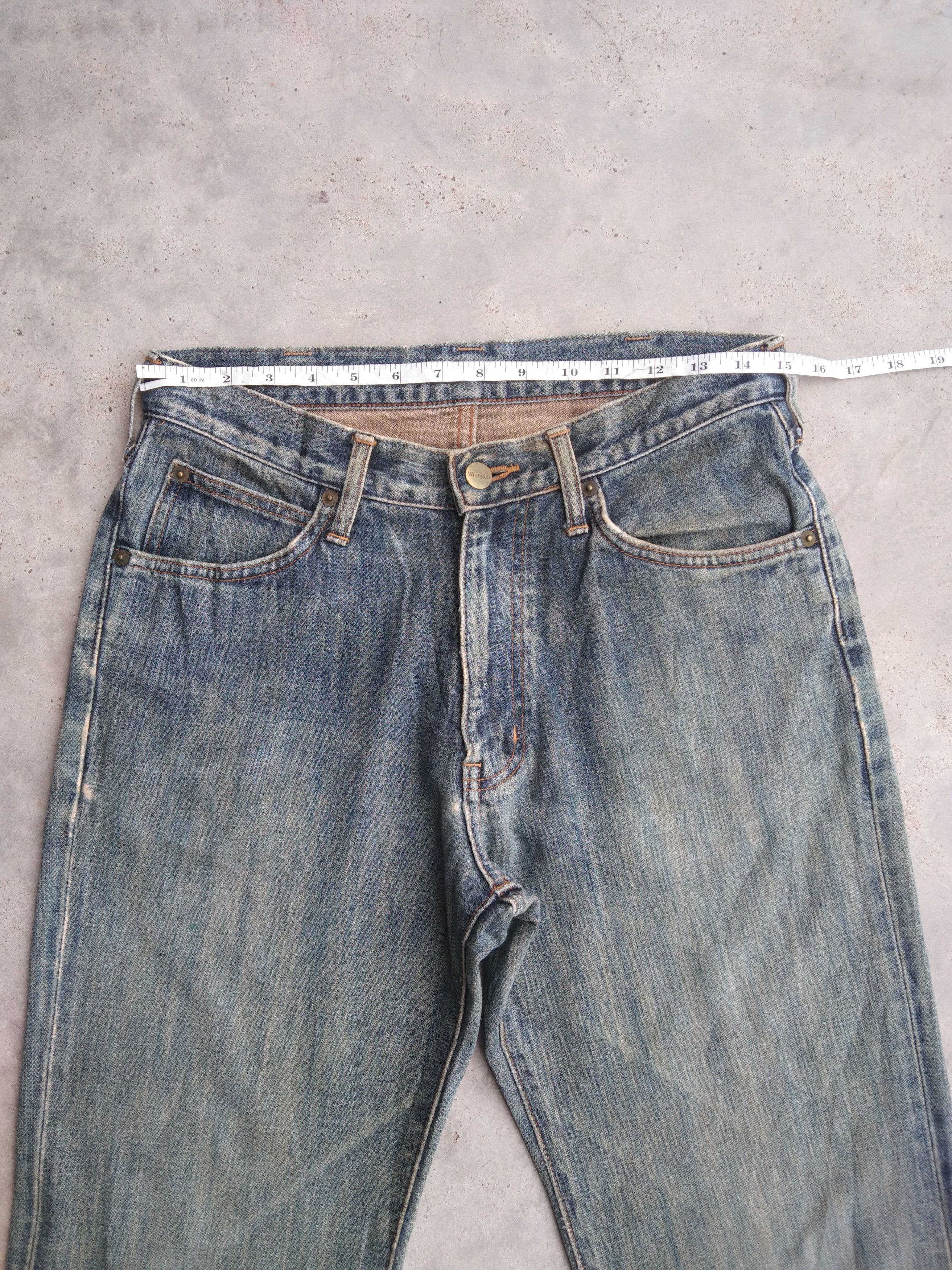 Wrangler Vintage Rusty Wash Wrangler Distressed Jeans 30x32 Size US 30 / EU 46 - 6 Thumbnail