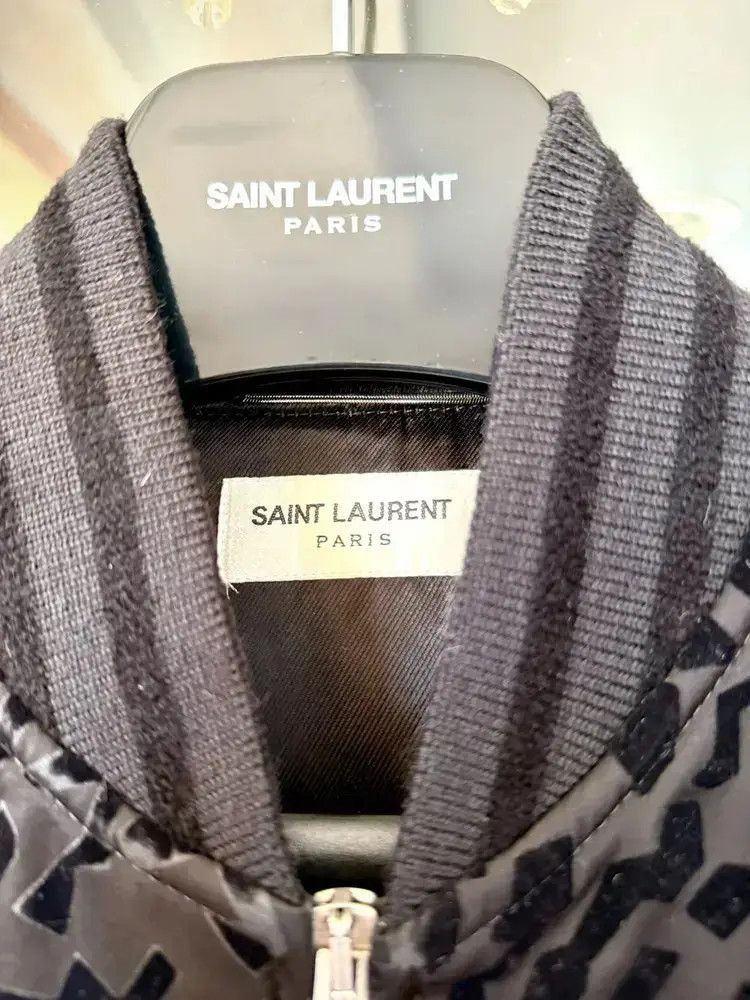 Saint Laurent Paris Sz 50 Saint Laurent Paris 21AW Velvet Jacket Size US M / EU 48-50 / 2 - 5 Thumbnail
