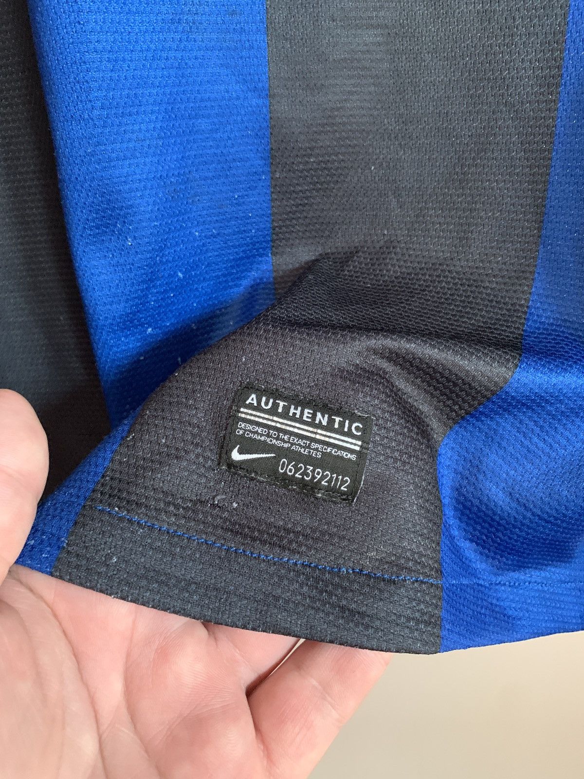 Nike Inter Milan Home Football Shirt Nike Player Issue Jersey L Size US L / EU 52-54 / 3 - 16 Thumbnail