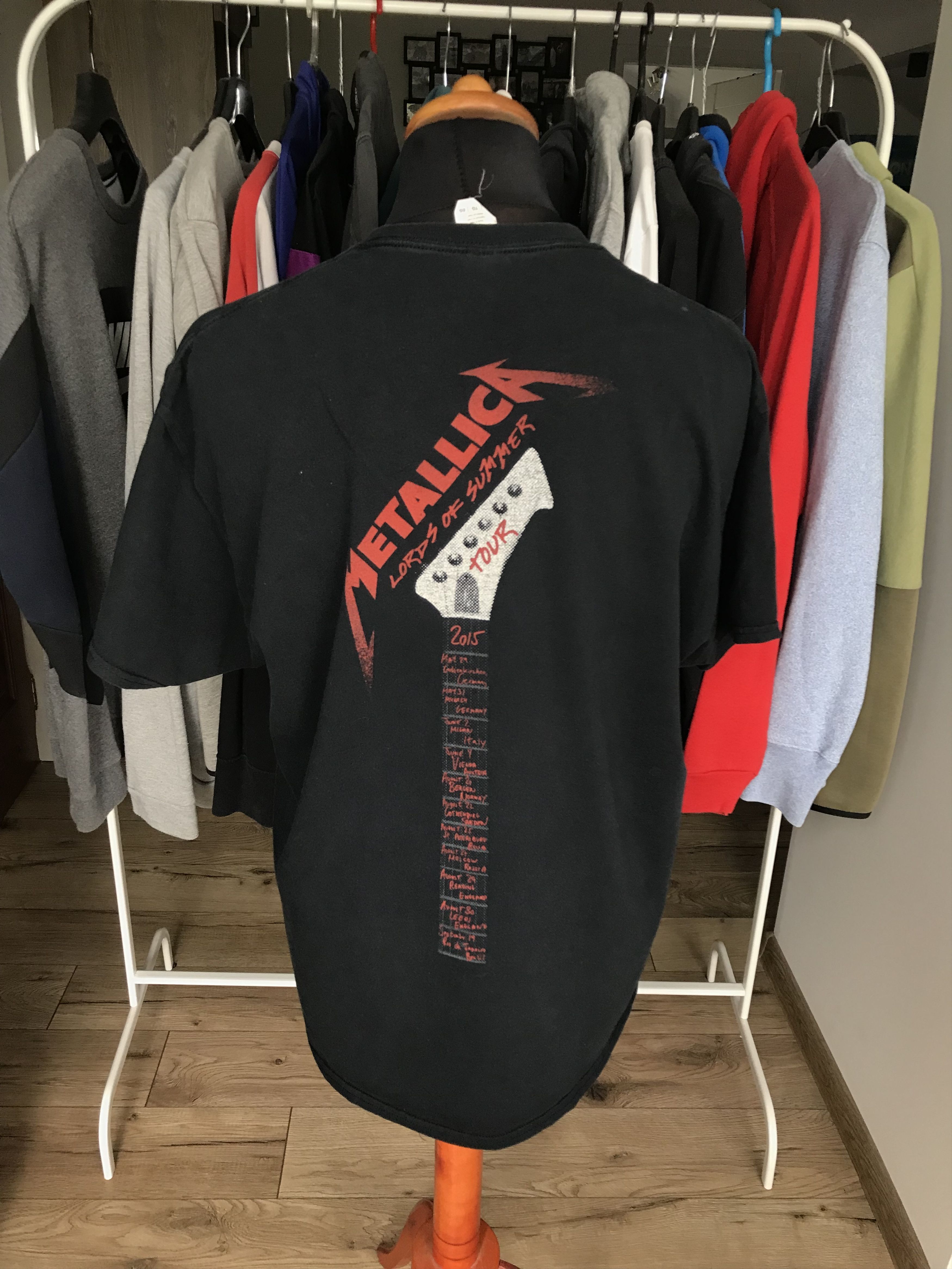 Vintage Metallica Lords of Summer T-shirt Size US XL / EU 56 / 4 - 6 Thumbnail