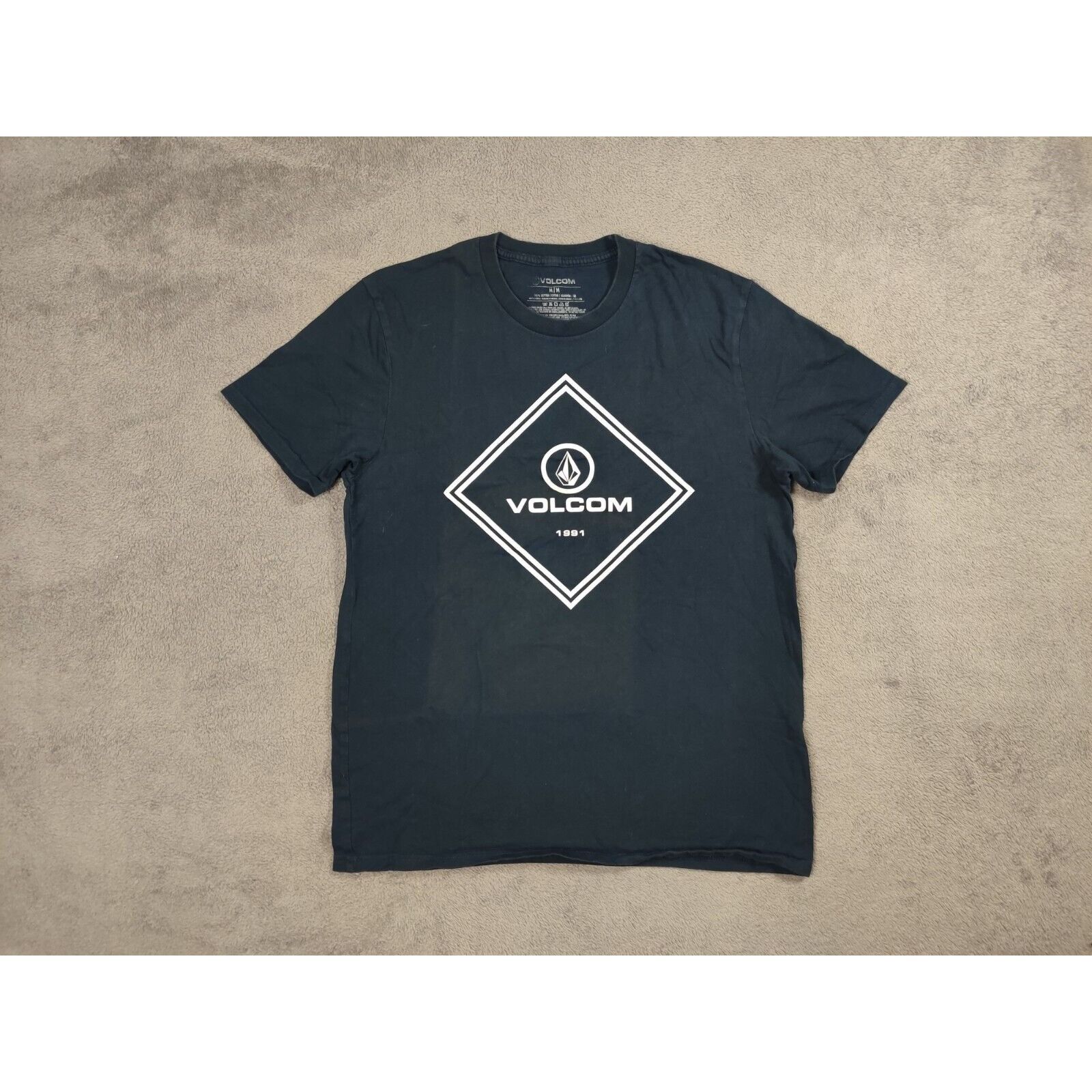 Volcom Volcom Shirt Adult Mens Medium Dark Blue Stone Logo Size US M / EU 48-50 / 2 - 1 Thumbnail