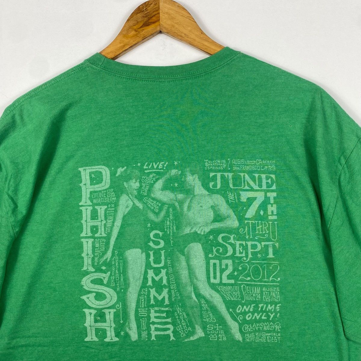 Band Tees Vintage 00s PHISH Band Summer Tour Graphic Tee Shirt 2-Large Size US XL / EU 56 / 4 - 2 Thumbnail