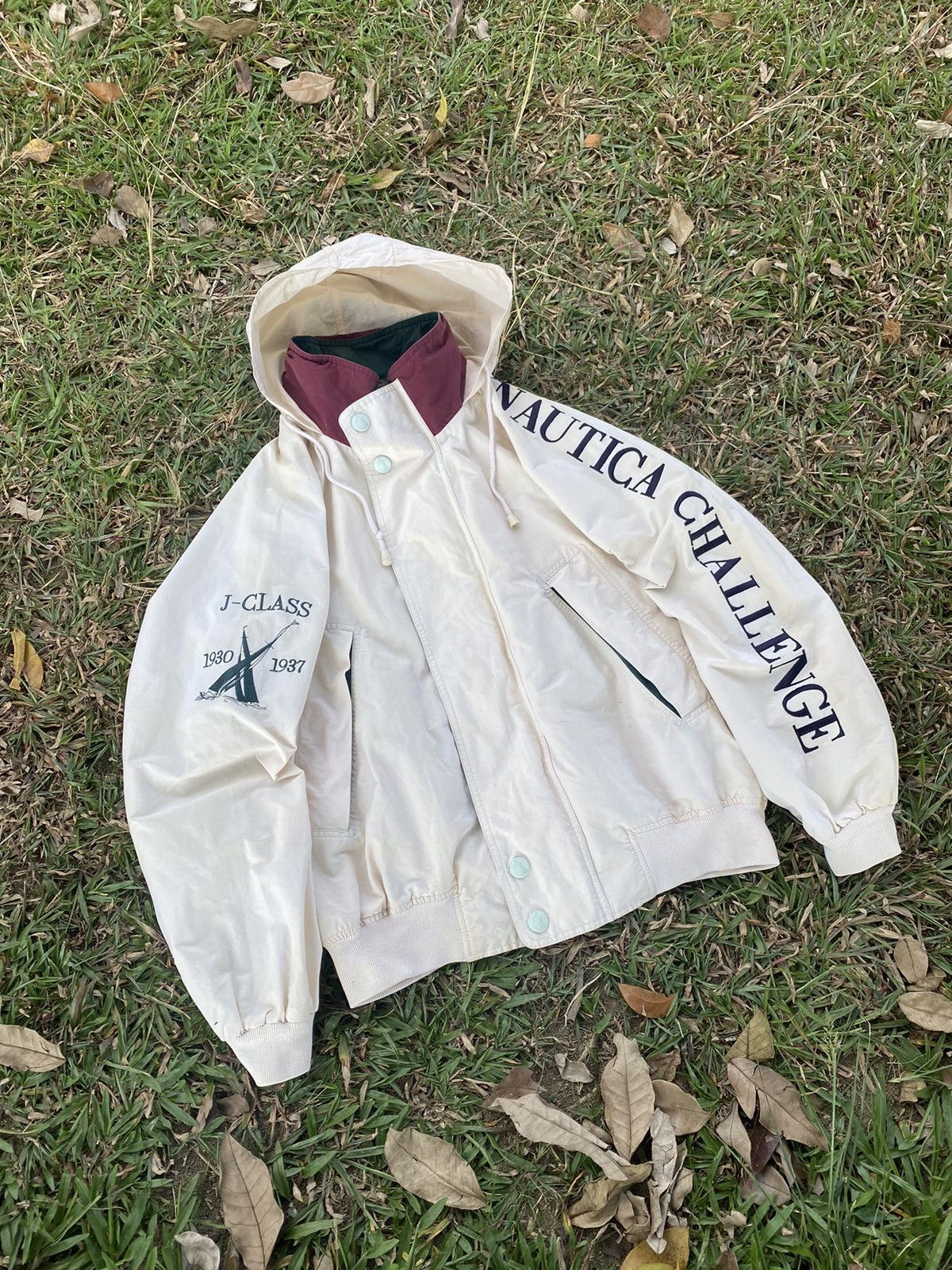 Other Vintage 90s Nautica Challenge bomber jacket Size US L / EU 52-54 / 3 - 2 Thumbnail