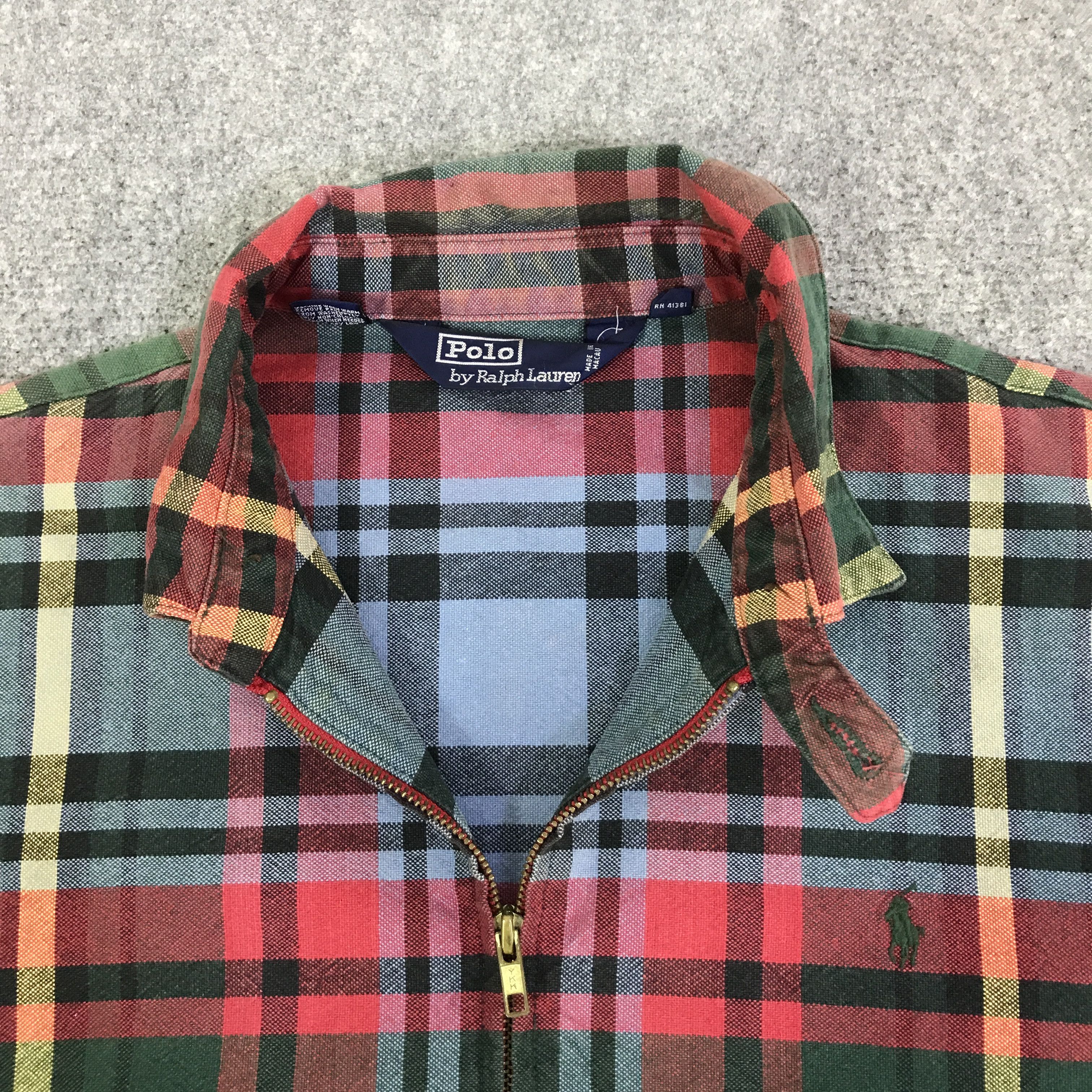 Polo Ralph Lauren Vtg Polo Ralph Lauren Tartam jacket K94B3 Size US L / EU 52-54 / 3 - 8 Thumbnail
