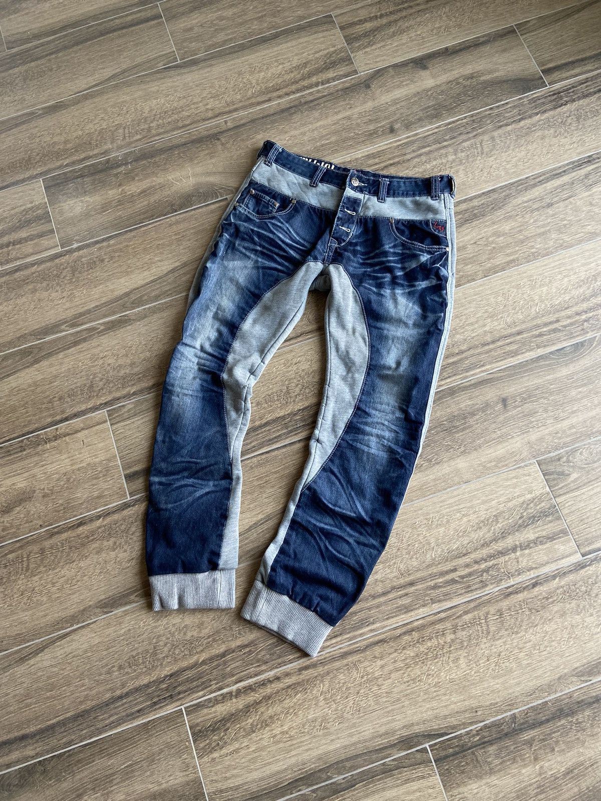 Japanese Brand × Vintage Vintage Japreg Denim by Okishana Samoki denim/cotton y2k Size US 36 / EU 52 - 2 Thumbnail