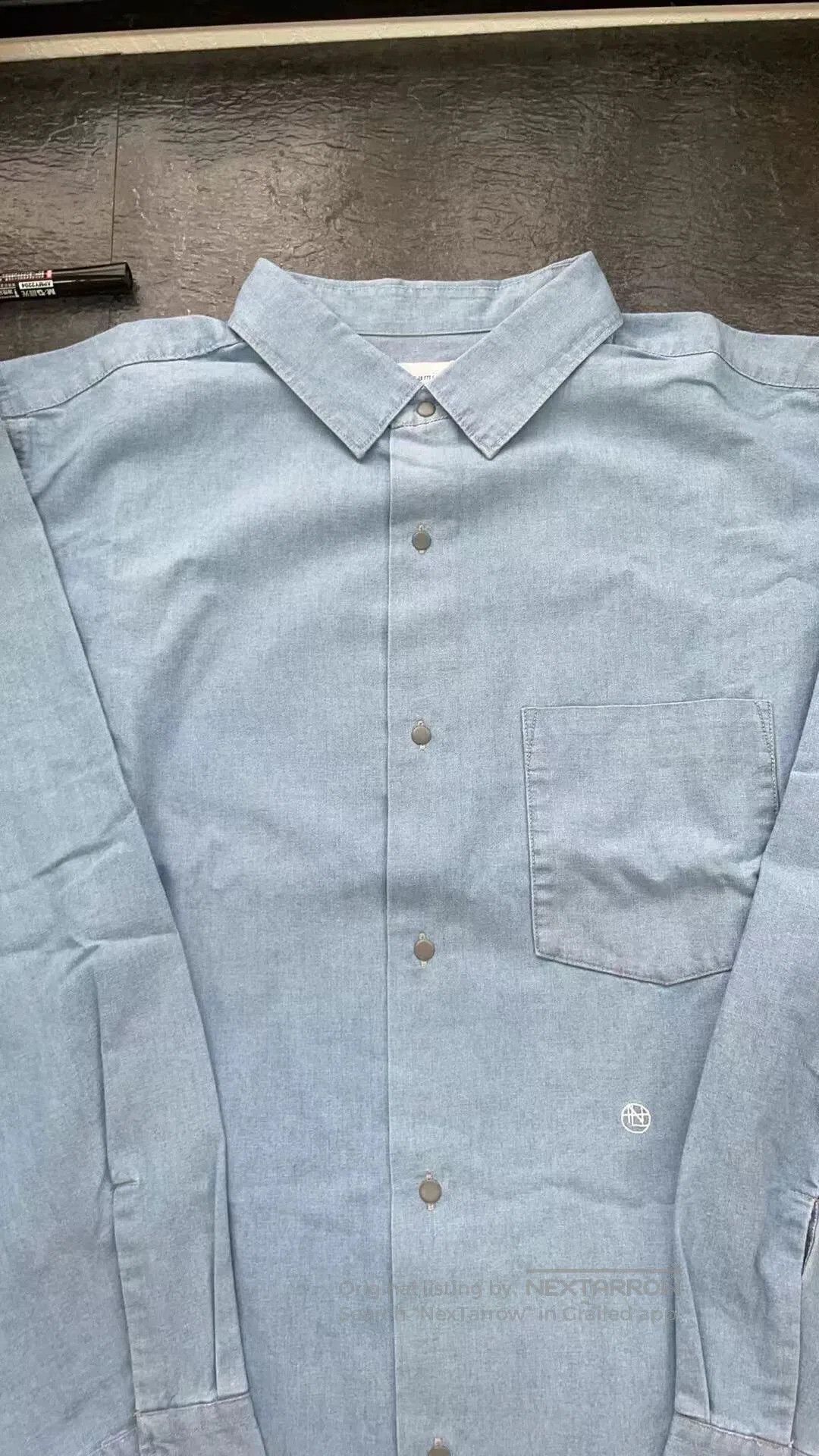 Nanamica Nanamica Regular Collar Chambray Shirt. Size US M / EU 48-50 / 2 - 2 Thumbnail