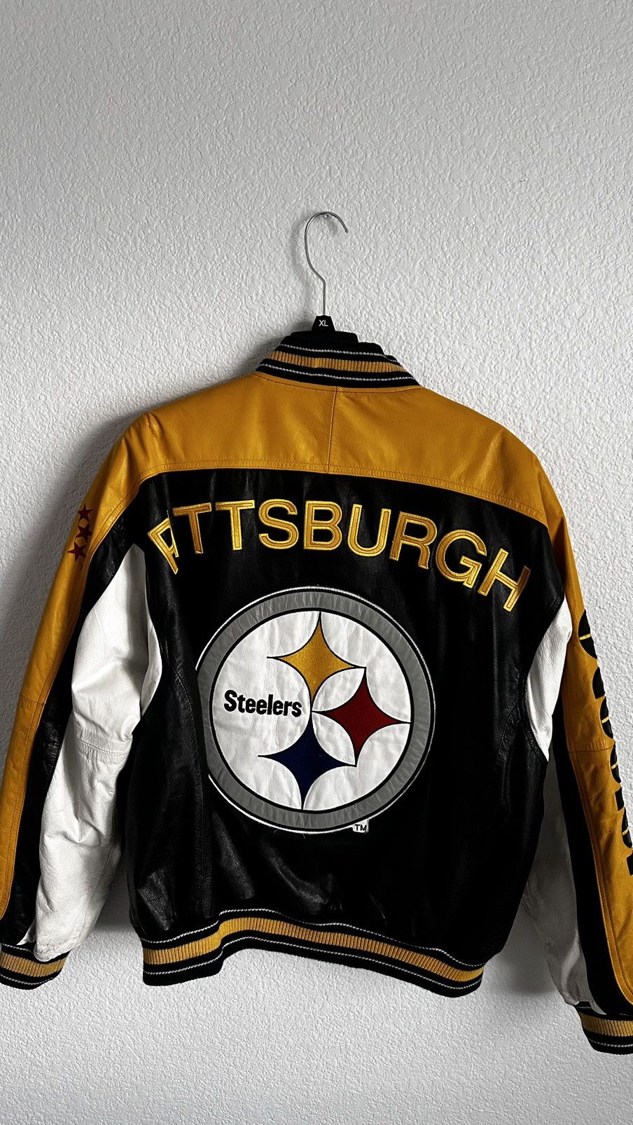 Sports Specialties × Vintage Vintage Pittsburgh Steelers G-III & CarlBanks Leather Jacket Size US L / EU 52-54 / 3 - 2 Thumbnail