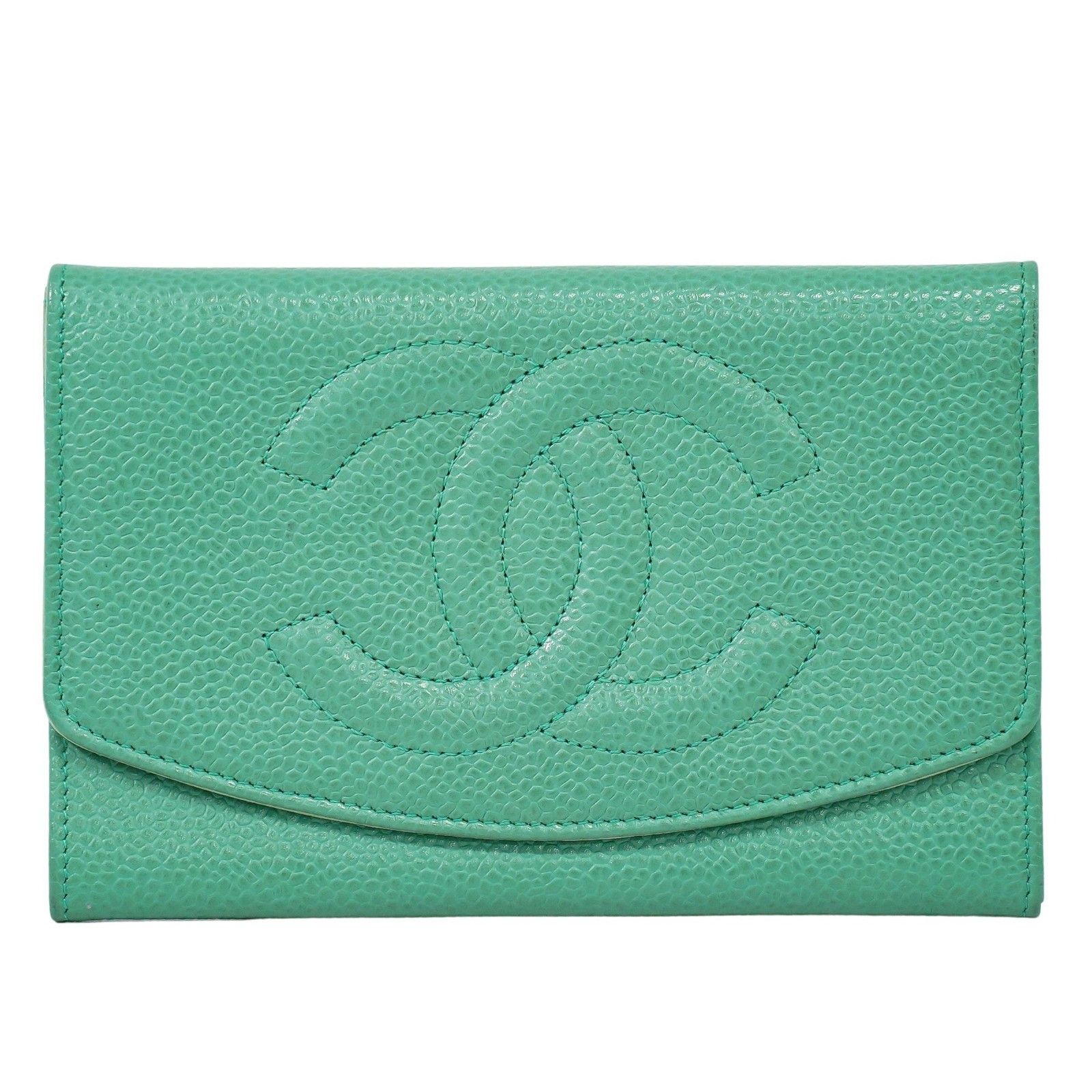 Chanel Chanel CC Compact Wallet Caviar Size ONE SIZE - 1 Thumbnail