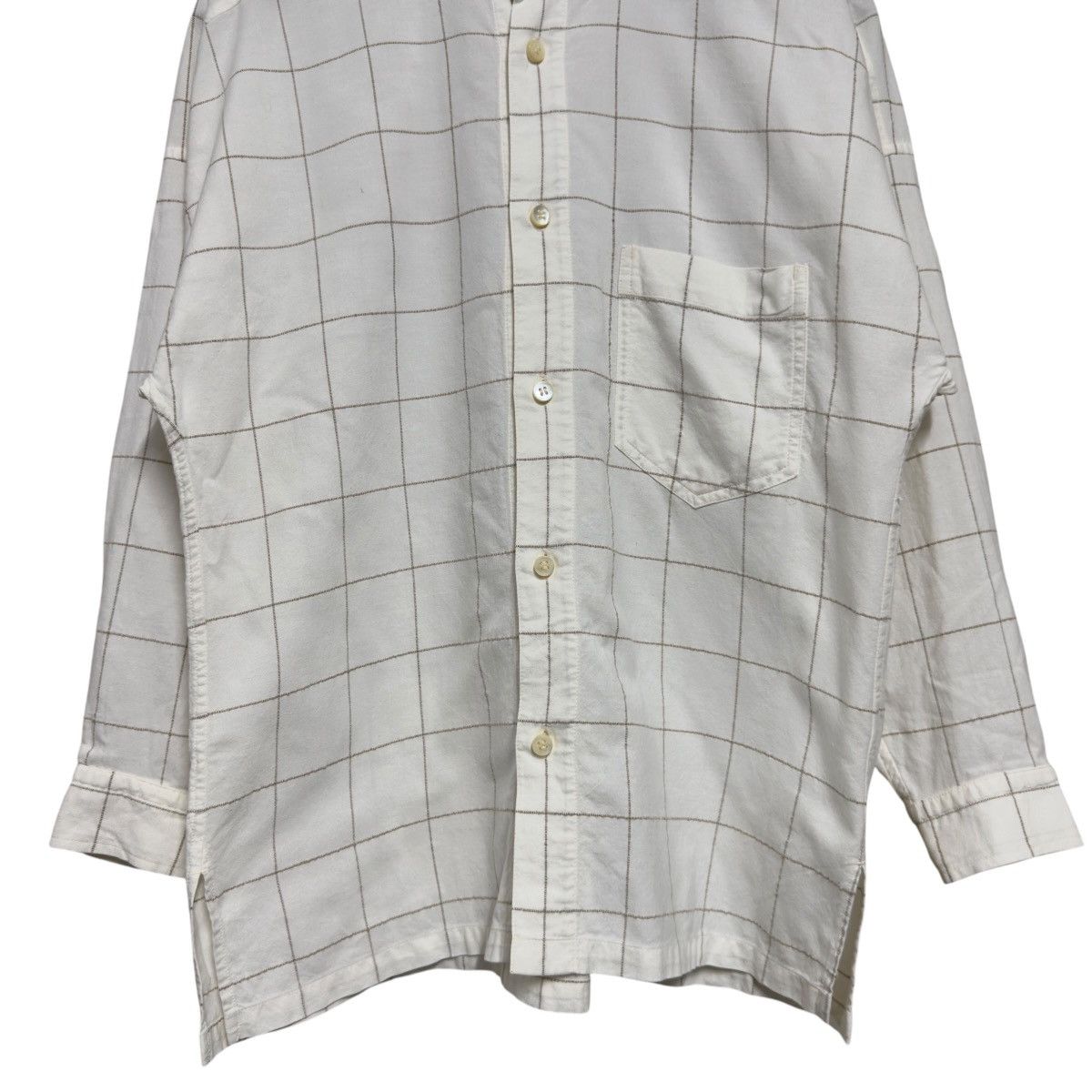 Issey Miyake Issey Miyake Plantation Checked Shirt Size US M / EU 48-50 / 2 - 4 Thumbnail