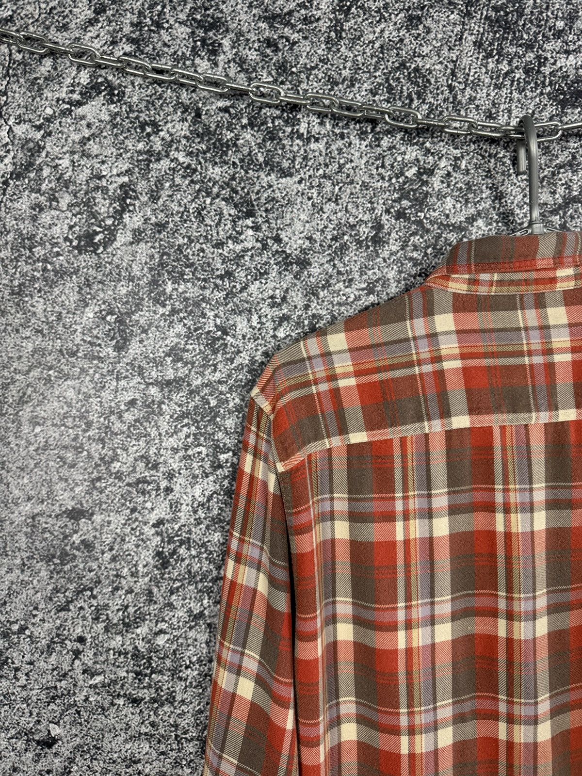 Allsaints Allsaints Gotland Long Sleeve Plaid Shirt Button Up Size L Size US L / EU 52-54 / 3 - 10 Thumbnail
