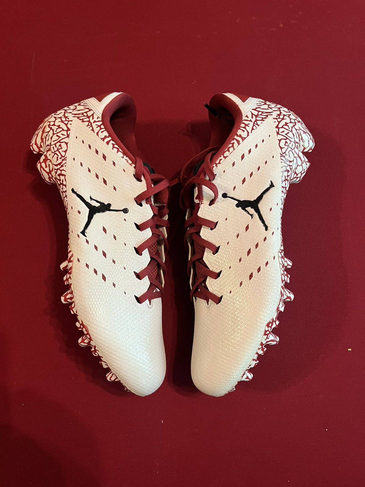 Jordan Brand Jordan Oklahoma PE cleats Size US 12 / EU 45 - 2 Thumbnail