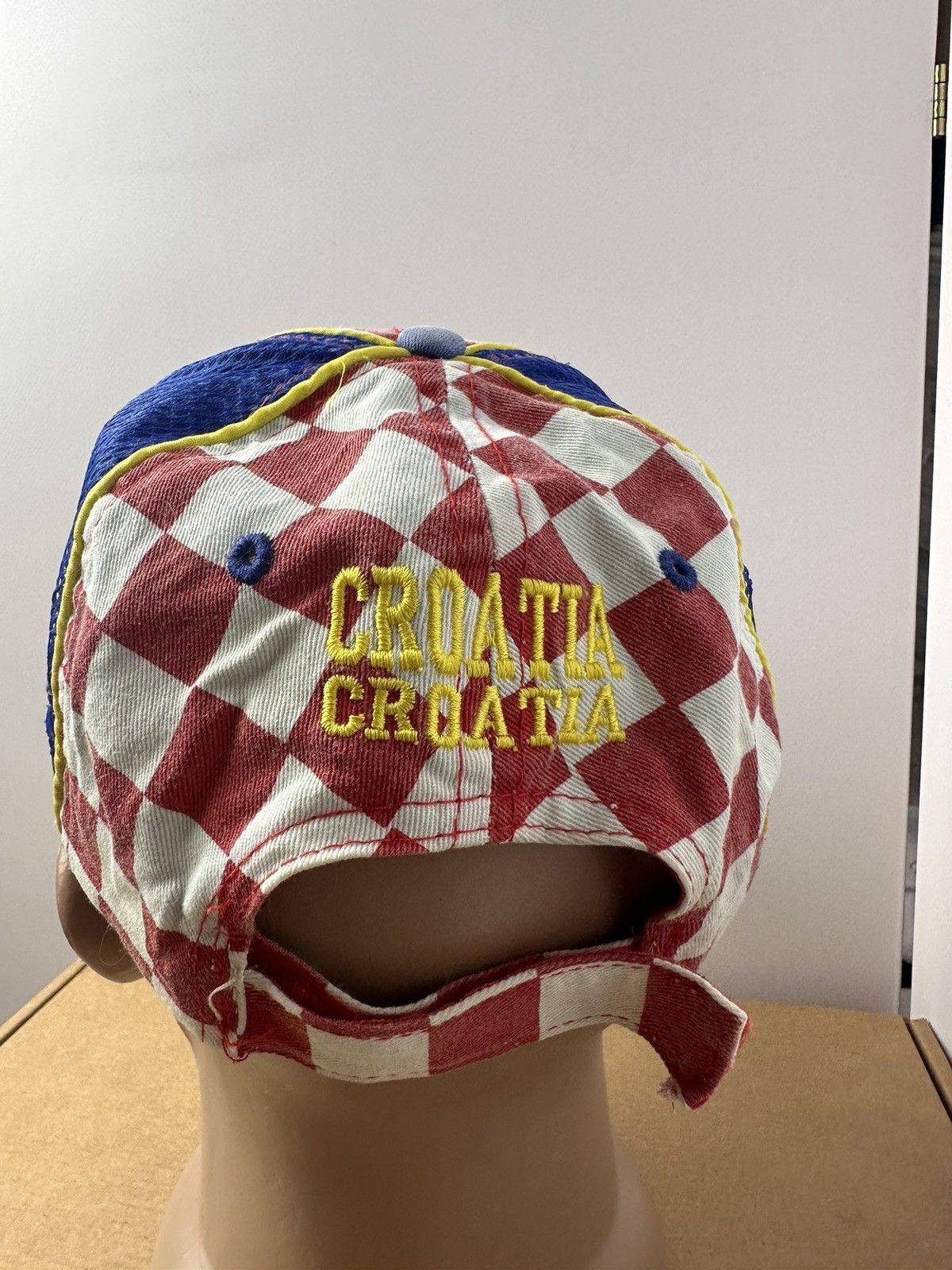Vintage Vintage Croatia Cap plaid soccer Hrvtska Size ONE SIZE - 3 Thumbnail