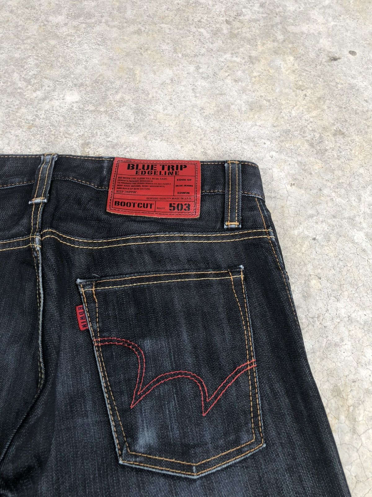 If Six Was Nine Japanese Edwin Flared Jeans Bootcut Jeans Size US 31 - 17 Thumbnail