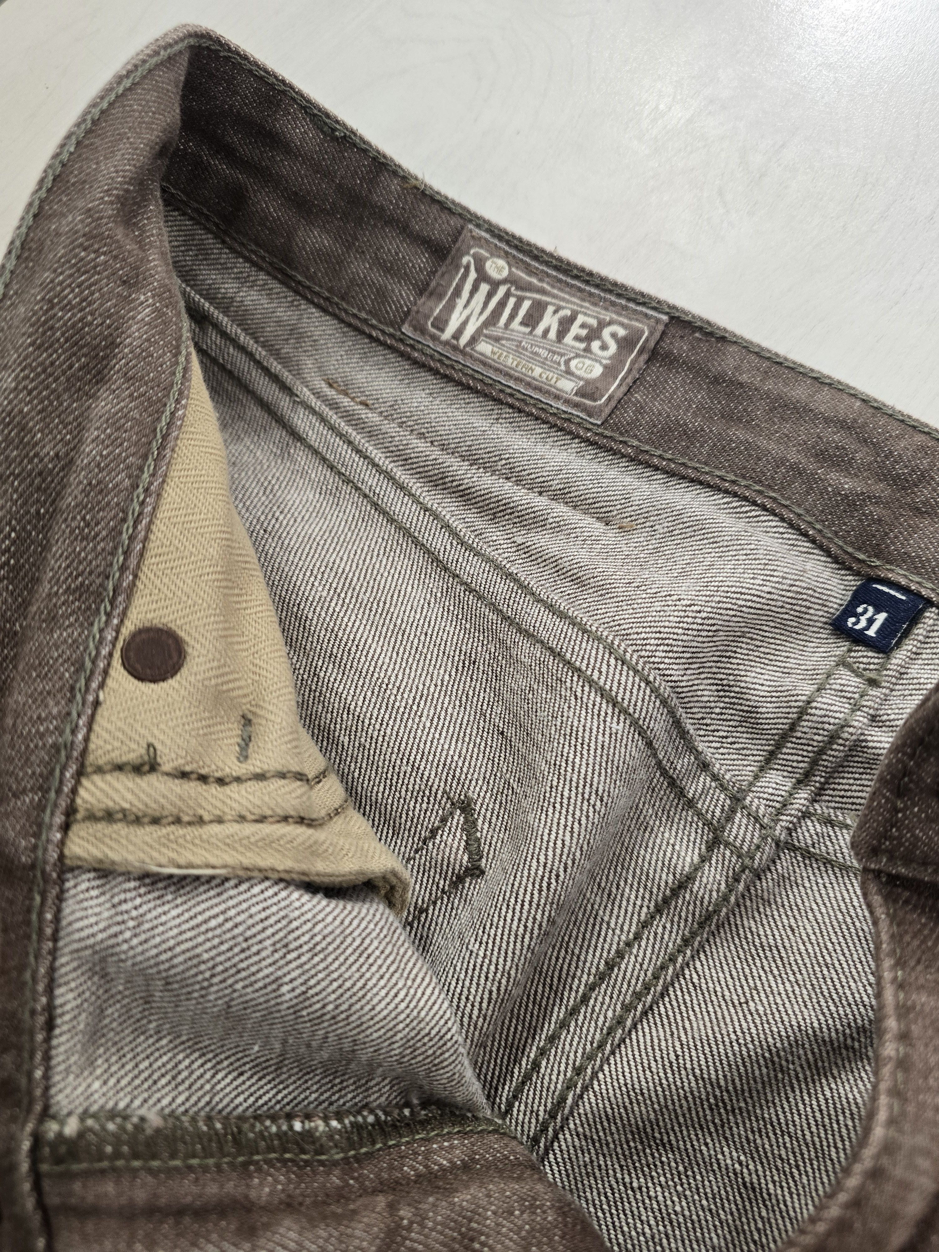 Freenote Freenote Wilkes Brown Jeans 13 oz Size US 31 - 2 Thumbnail