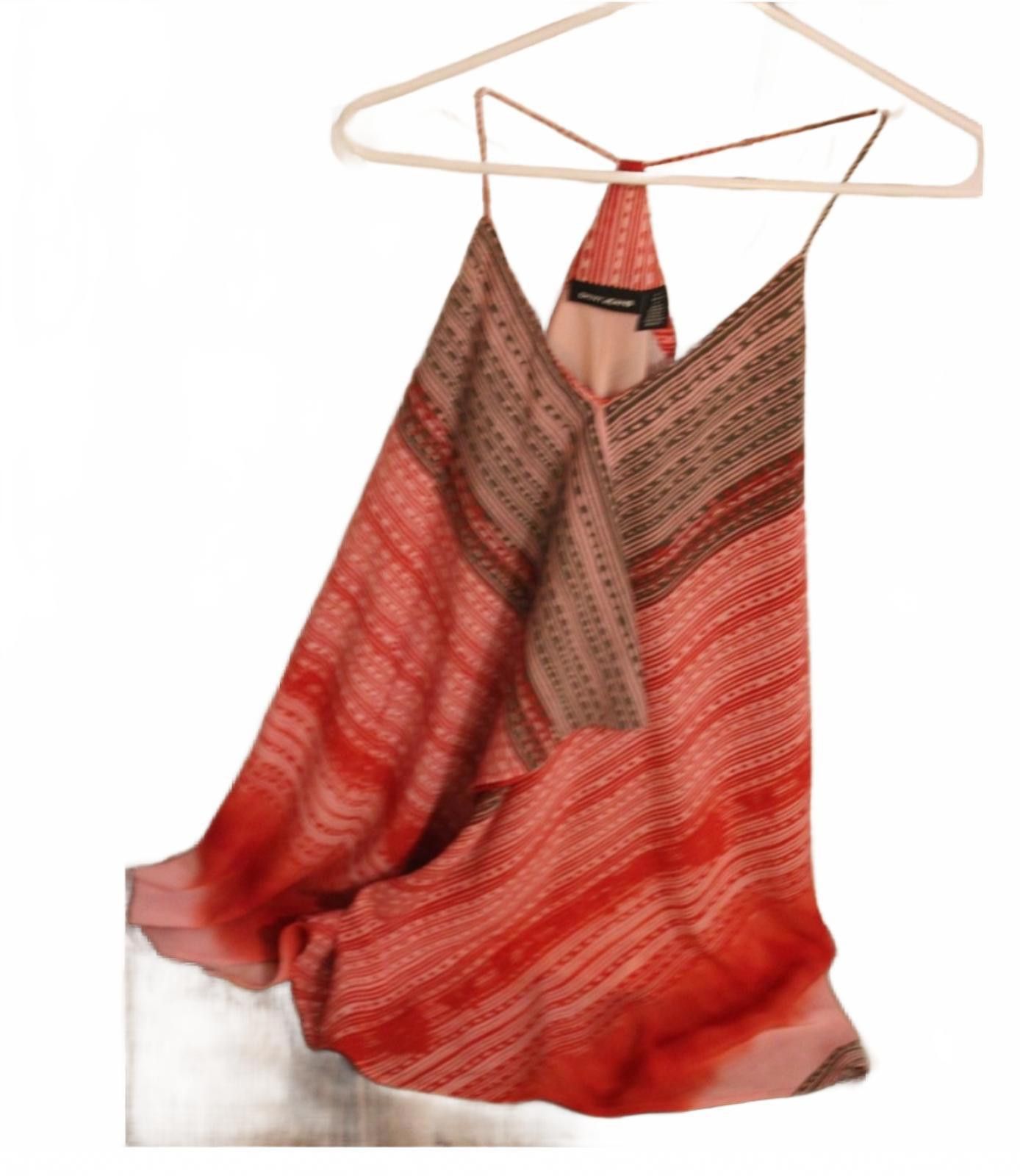 DKNY DKNY Pink Pattern Flowing Strappy Shift Summer Dress Small Size S / US 4 / IT 40 - 2 Thumbnail