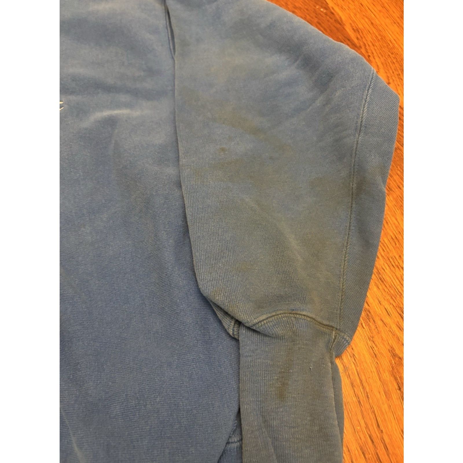 Champion VINTAGE Champion Reverse Weave Crewneck Sweatshirt Mens XL Blue Blank Sweatshirt 90s Retro USA Logo Embroidered Size US XL / EU 56 / 4 - 2 Thumbnail