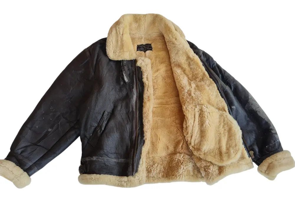 Vintage Vintage B3 Military US Air Force Leather Jacket Size US L / EU 52-54 / 3 - 2 Thumbnail