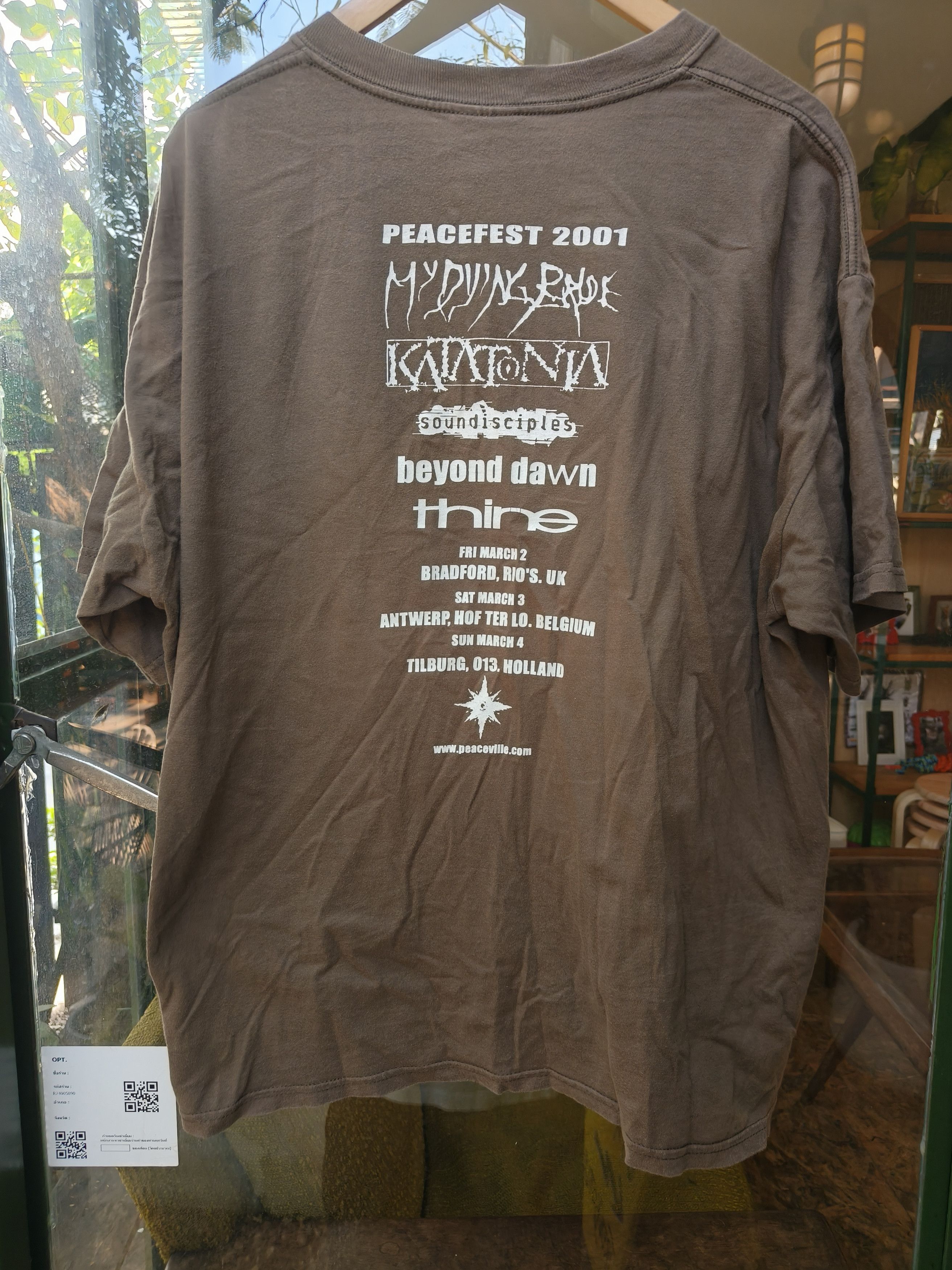Band Tees Vtg 2001 Peacefest (Peaceville records) shirt Size US XL / EU 56 / 4 - 3 Thumbnail