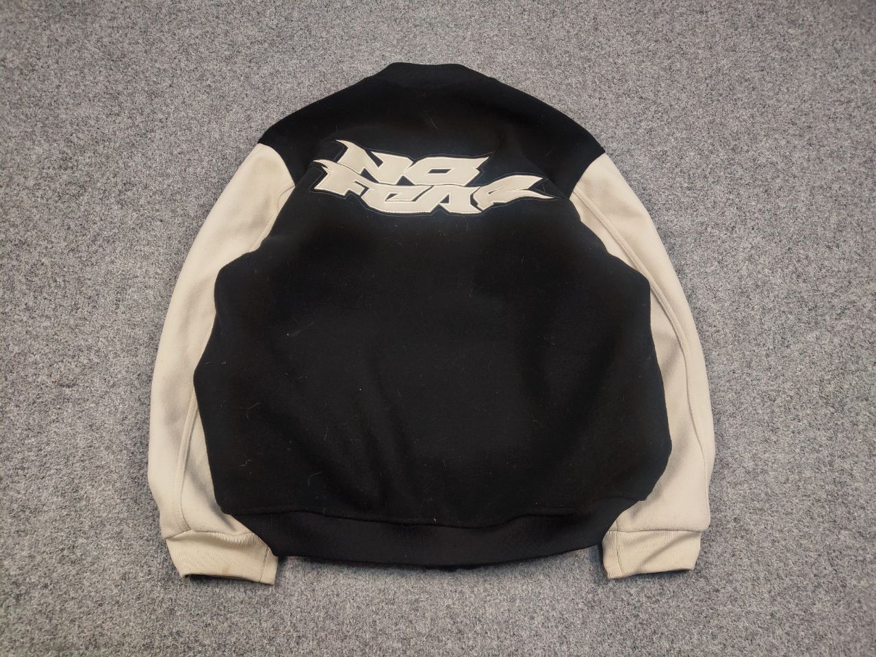 No Fear No Fear Black Varsity Bomber Jacket Vintage Y2K Style Size US S / EU 44-46 / 1 - 3 Thumbnail