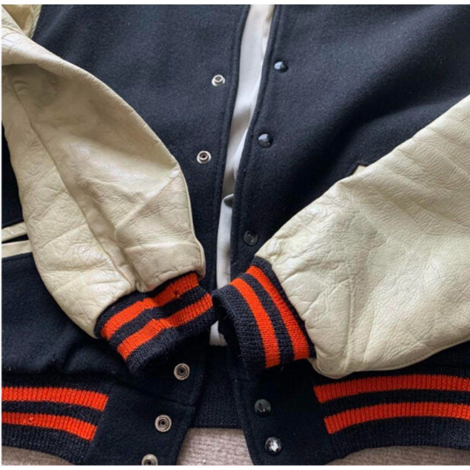 Dehen 1920 Vintage Dehen 1920 Baseball Varsity Jacket MiUSA Size 48 (M) Size US M / EU 48-50 / 2 - 2 Thumbnail