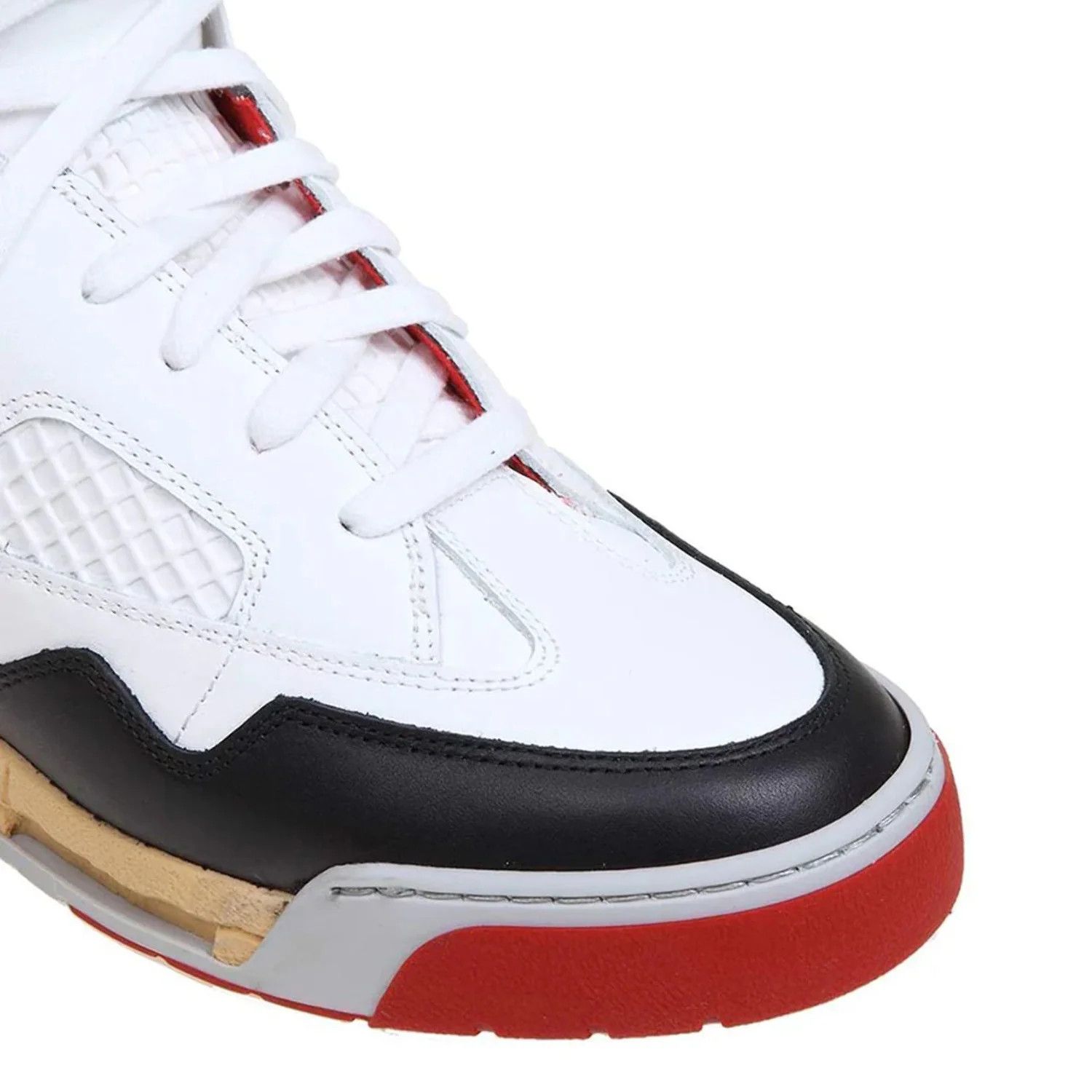 Maison Margiela o1y1124 Leather Hi-Top Sneakers In Multicolor Size US 6 / EU 39 - 2 Thumbnail