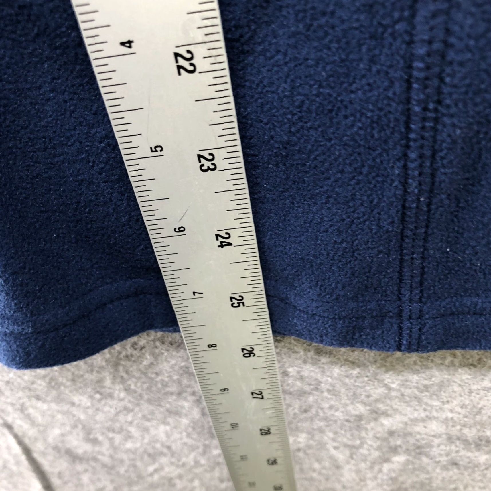 Lands' End Lands' End Fleece Jacket Womens S Dark Blue Mock Neck Lightweight Jacket" Size S / US 4 / IT 40 - 8 Thumbnail