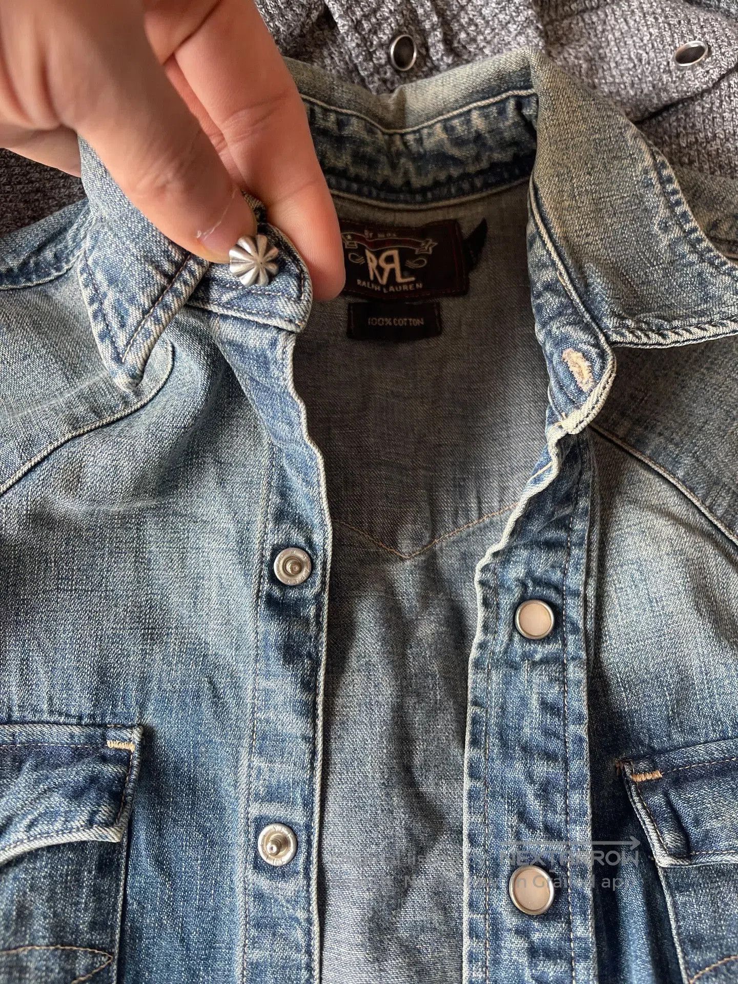 RRL Ralph Lauren RRL Denim Shirt. Size US S / EU 44-46 / 1 - 2 Thumbnail