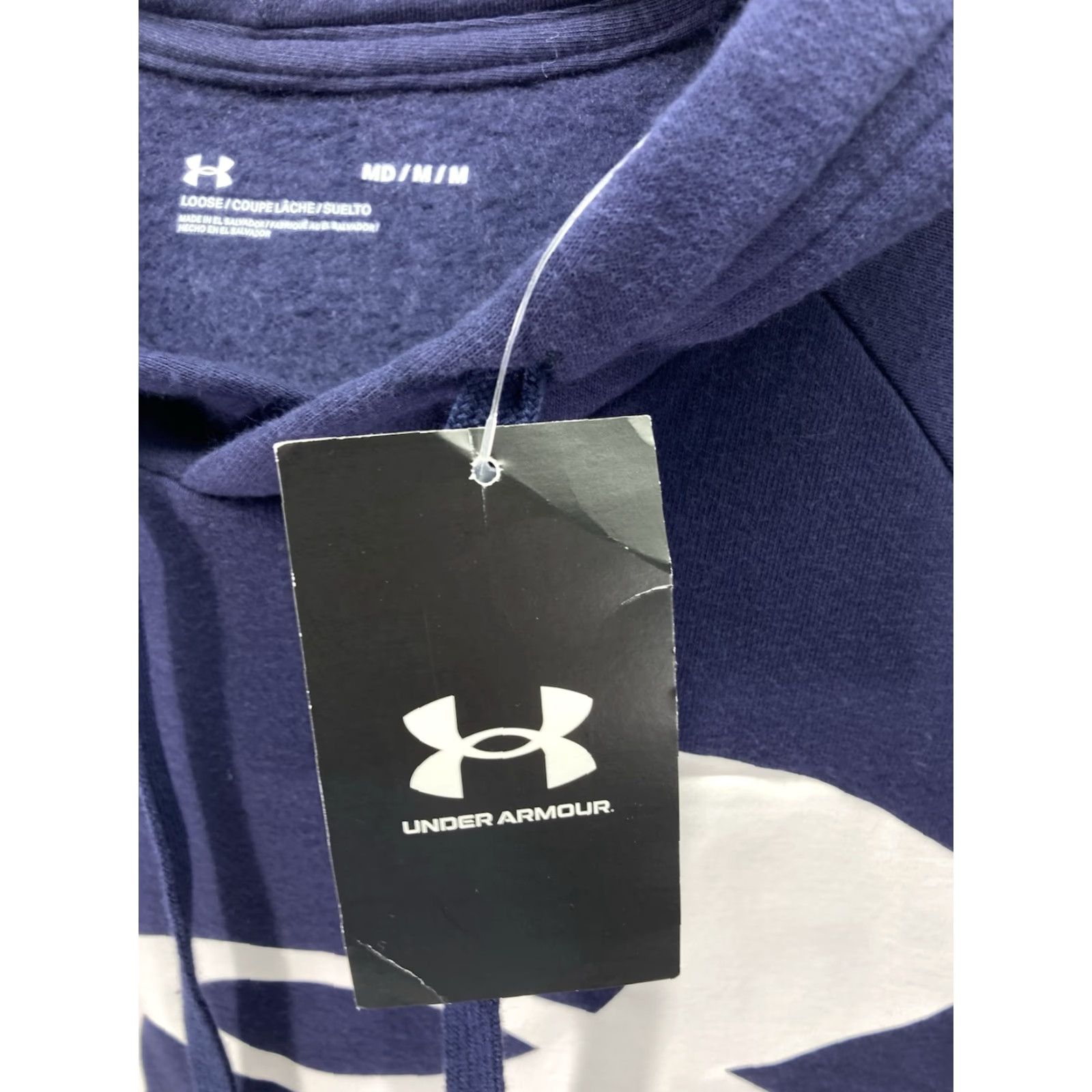 Under Armour Under Armour Rival Fleece Hoodie Sweatshirt Men M Navy Blue Pullover NWT Size US M / EU 48-50 / 2 - 5 Thumbnail