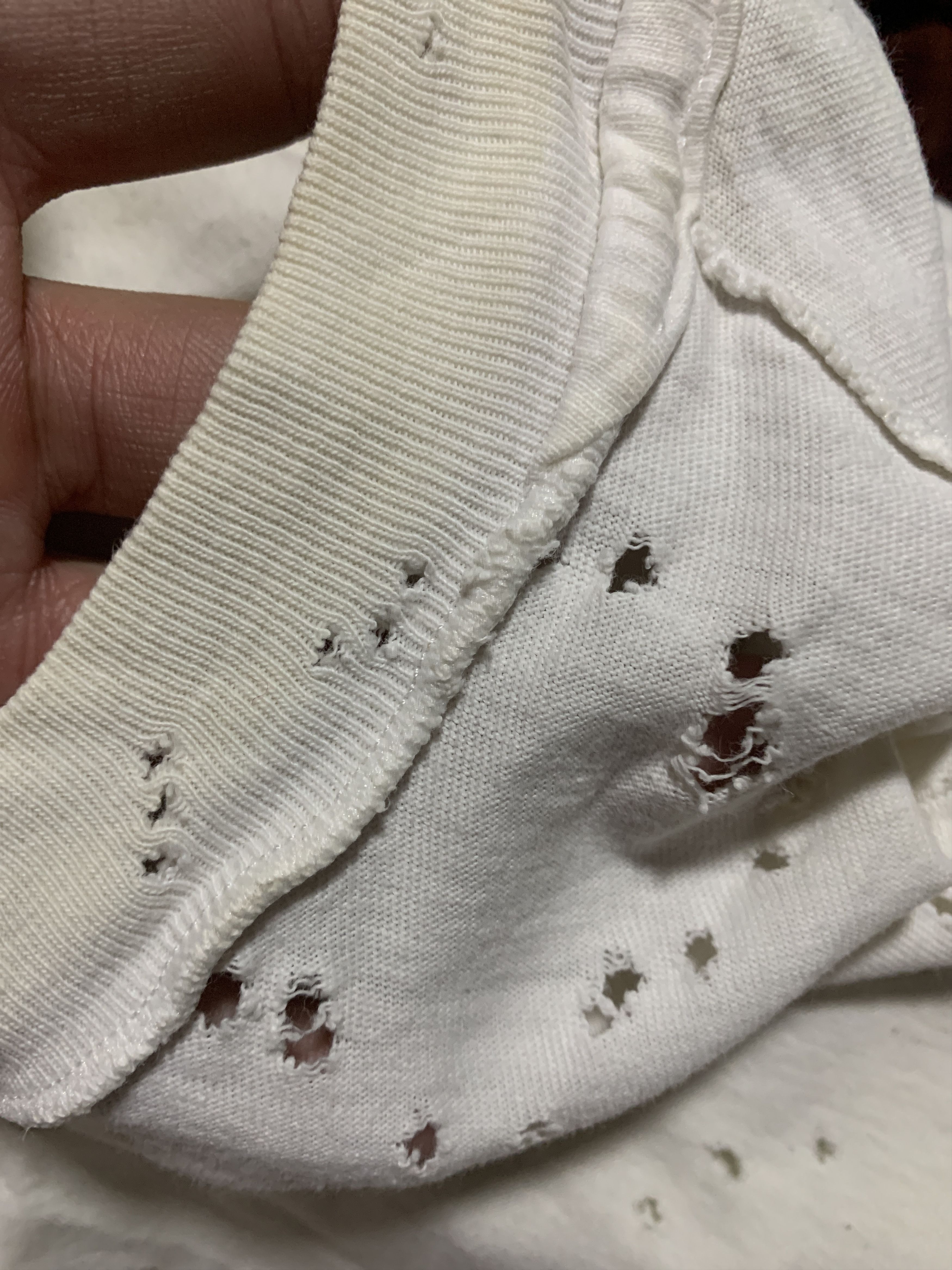Other RARE Robert Cary-Williams Plain White Distressed Shirt Size US S / EU 44-46 / 1 - 9 Thumbnail
