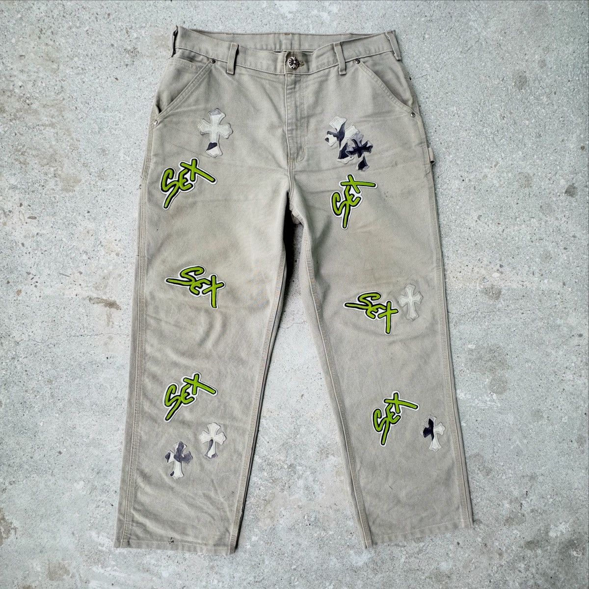 Chrome Hearts Chrome Hearts Sex Records carpenter pants Size US 34 / EU 50 - 1 Thumbnail