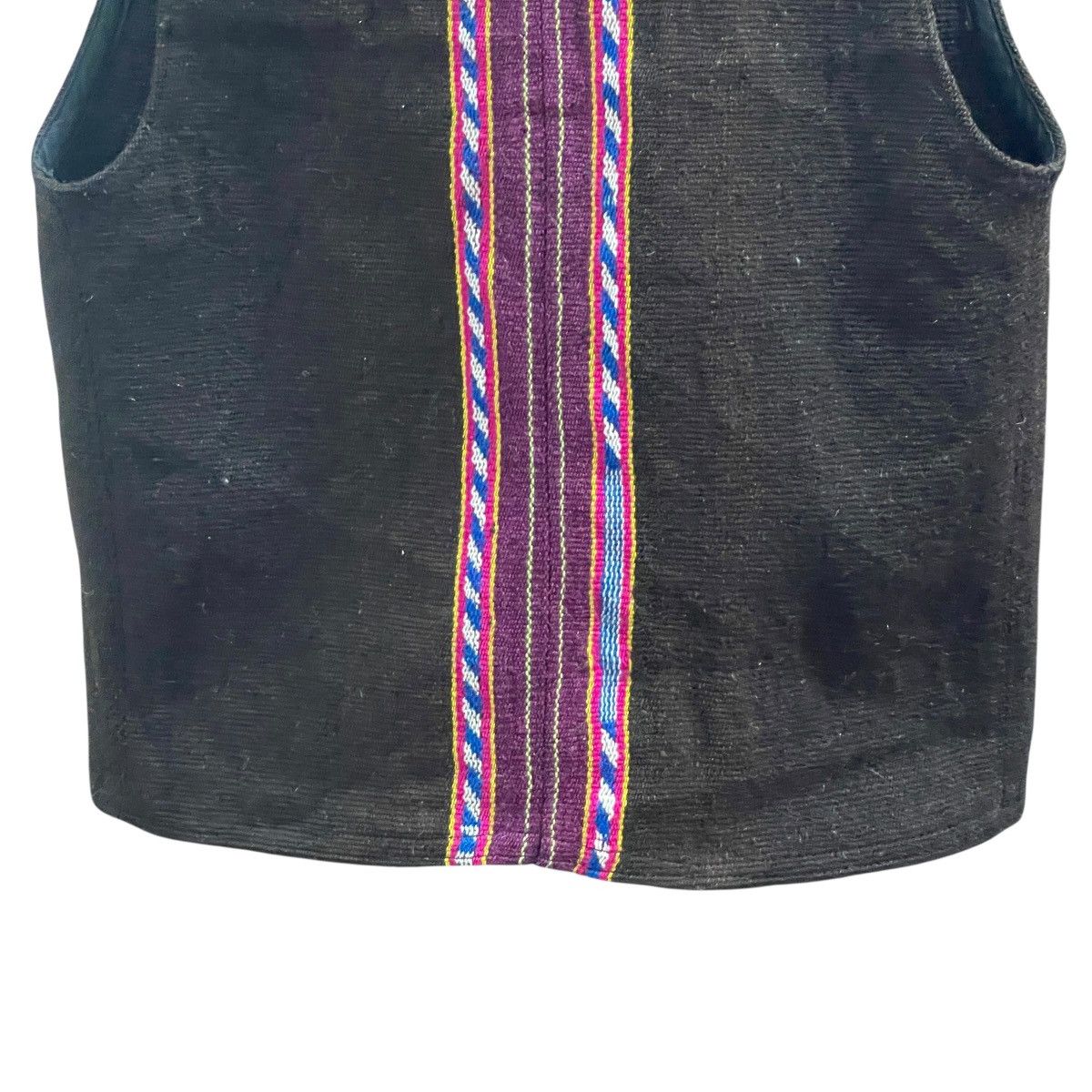 Vintage Vintage Tela Embroidered Handmade Ethnic Tribal Wool Vest Size US XS / EU 42 / 0 - 14 Thumbnail