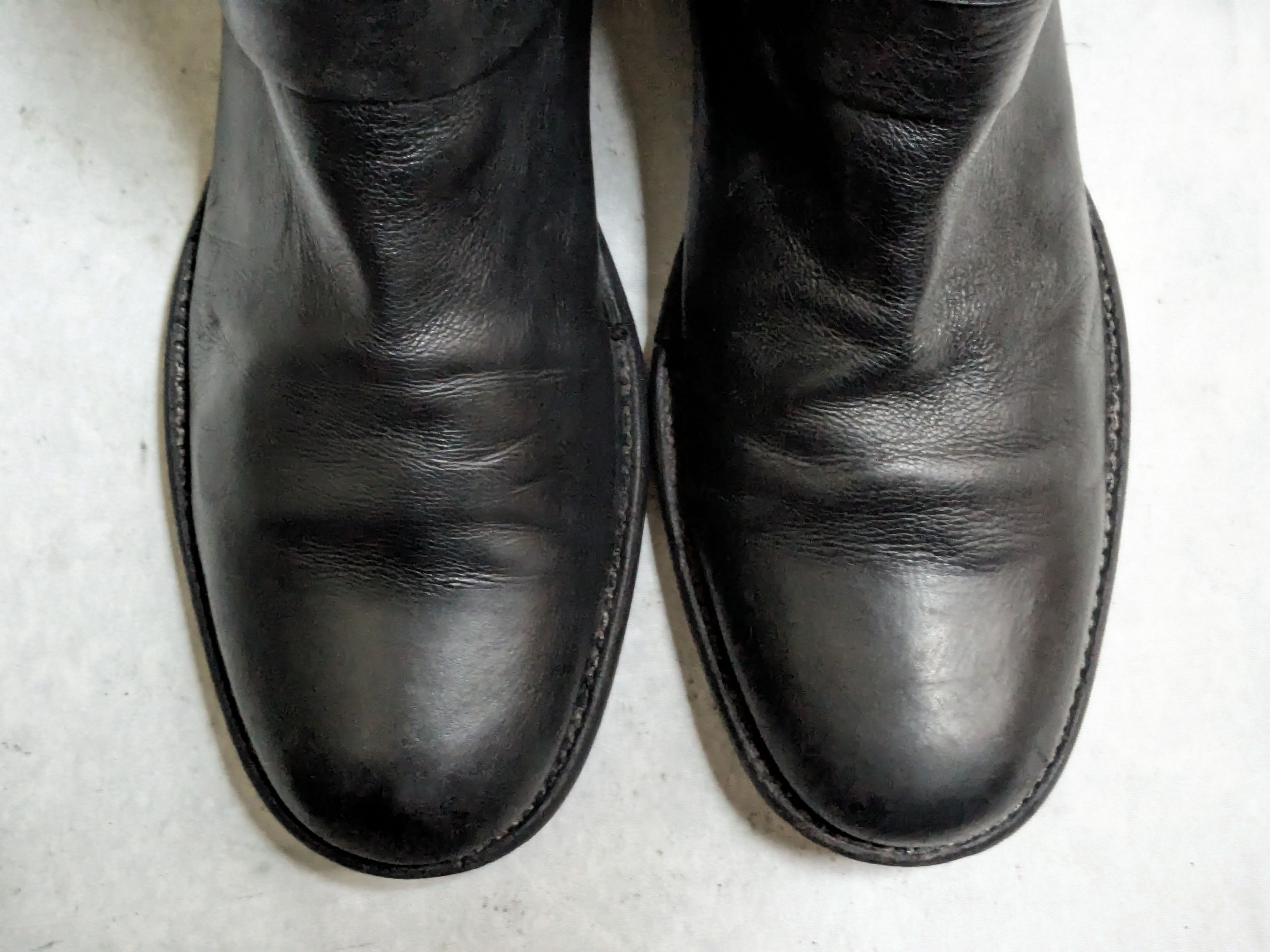 Frye Frye Harness Black Leather 10 D Leather Buckle Belted Size US 10 / EU 43 - 2 Thumbnail