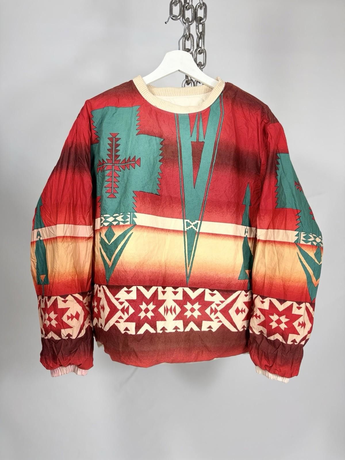 Polo Ralph Lauren Vintage Ralph Lauren Indian Head Aztec Reversible Pullover Size US S / EU 44-46 / 1 - 2 Thumbnail