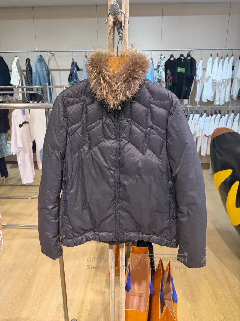 Brunello Cucinelli Brunello Cucinelli Hooded down jacket with fur collar Size S / US 4 / IT 40 - 1 Thumbnail