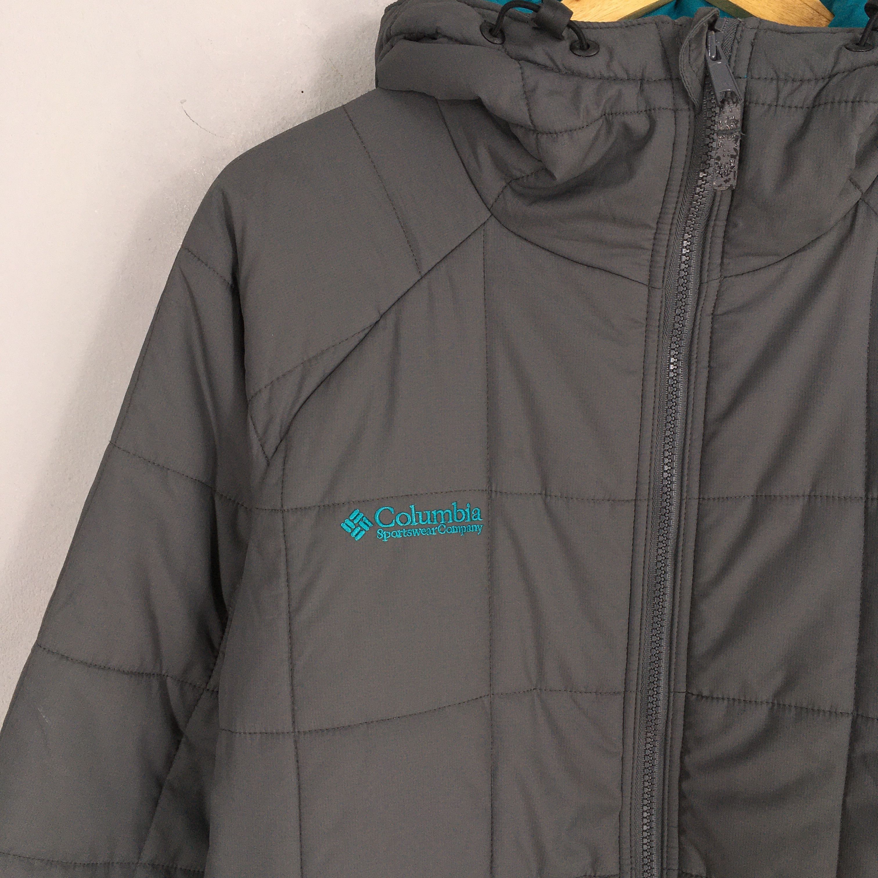 Columbia Vintage 90's Columbia Hoodie Black Puffer Jacket Medium Size US M / EU 48-50 / 2 - 4 Thumbnail