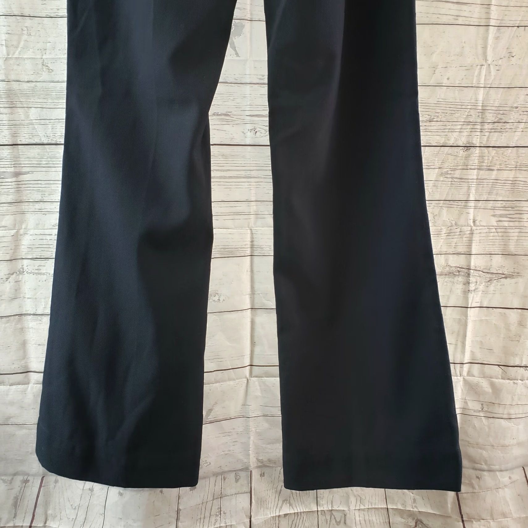 Loft LOFT Ann Taylor Kate Trouser Pants Womens Sz 2 Blue Solid Side Zip Mid Rise Size 26" / US 2 / IT 38 - 4 Thumbnail