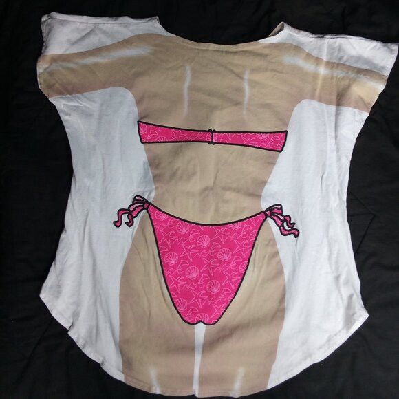 Other Vintage My Bikini Maui AOP Graphic T-Shirt Size ONE SIZE - 3 Thumbnail