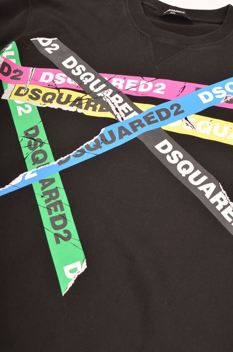 Dsquared2 logo tape online sweatshirt