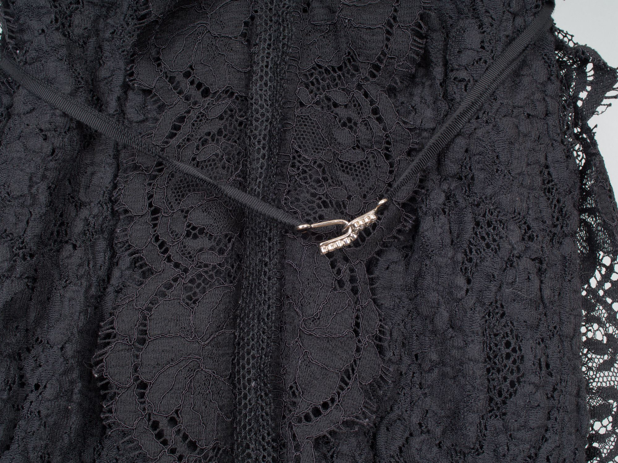 Lanvin Alber Elbaz Final Collection Mixed Lace Slip Dress Size S / US 4 / IT 40 - 5 Thumbnail
