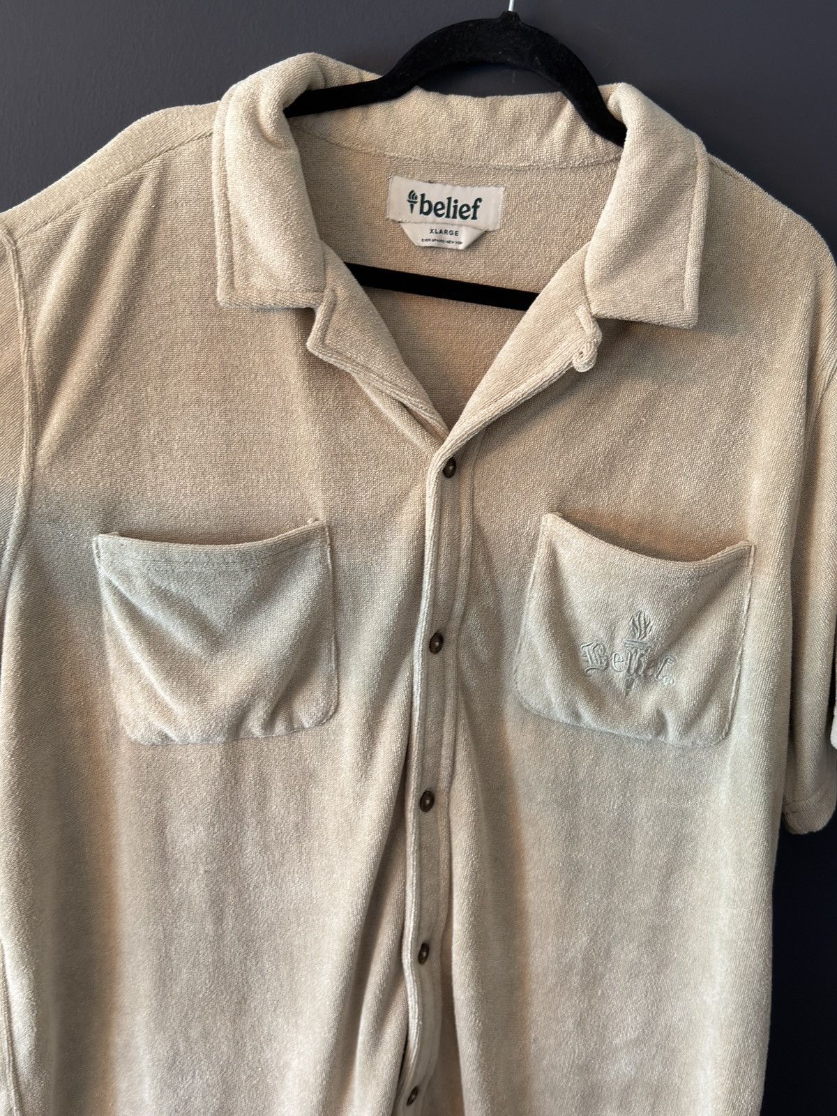 Belief NYC Belief Terry Cloth Cabana Shirt Size US XL / EU 56 / 4 - 2 Thumbnail